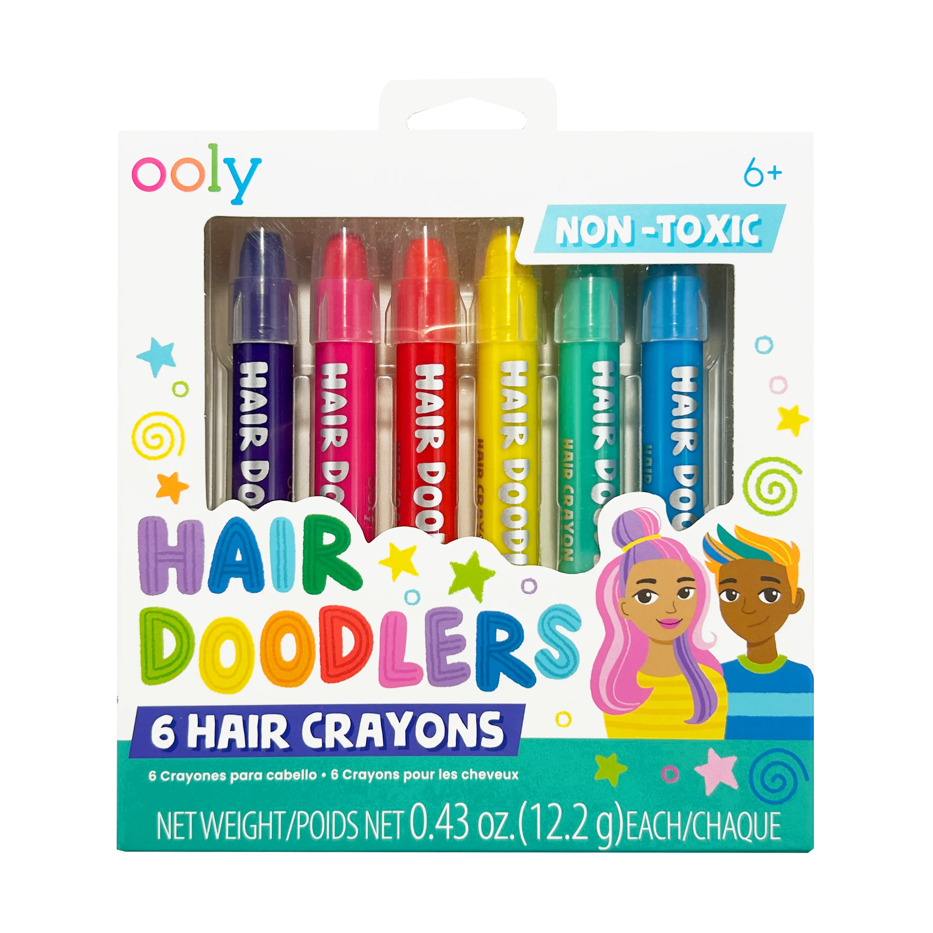 Ooly - hair doodles hair crayons