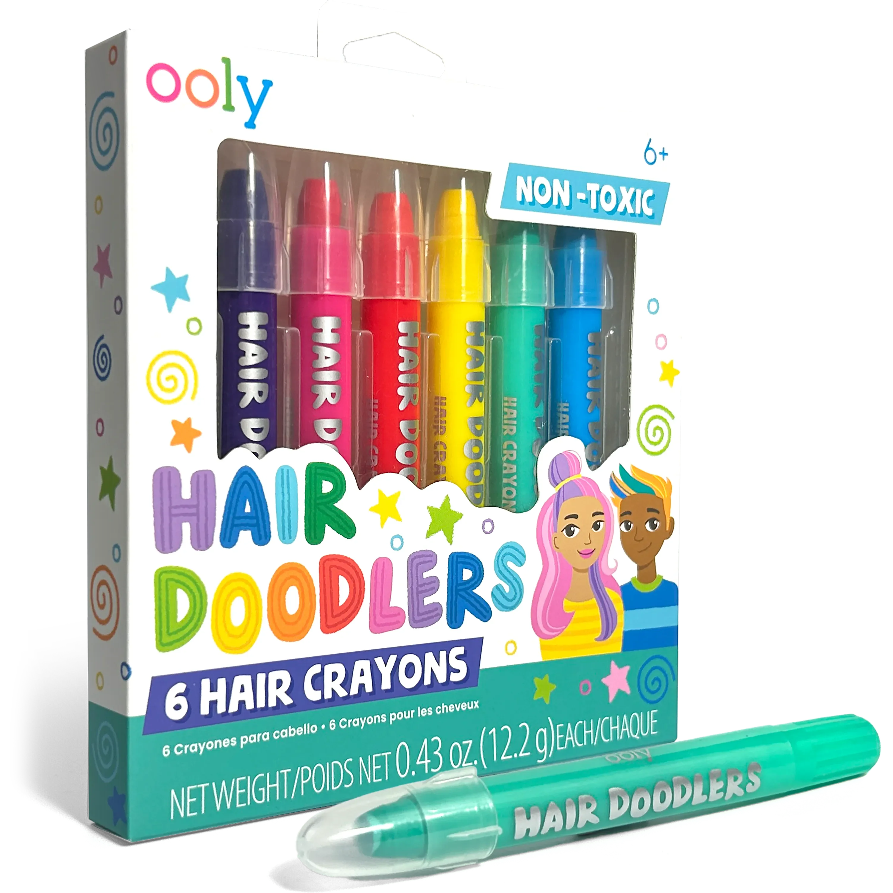 Ooly - hair doodles hair crayons
