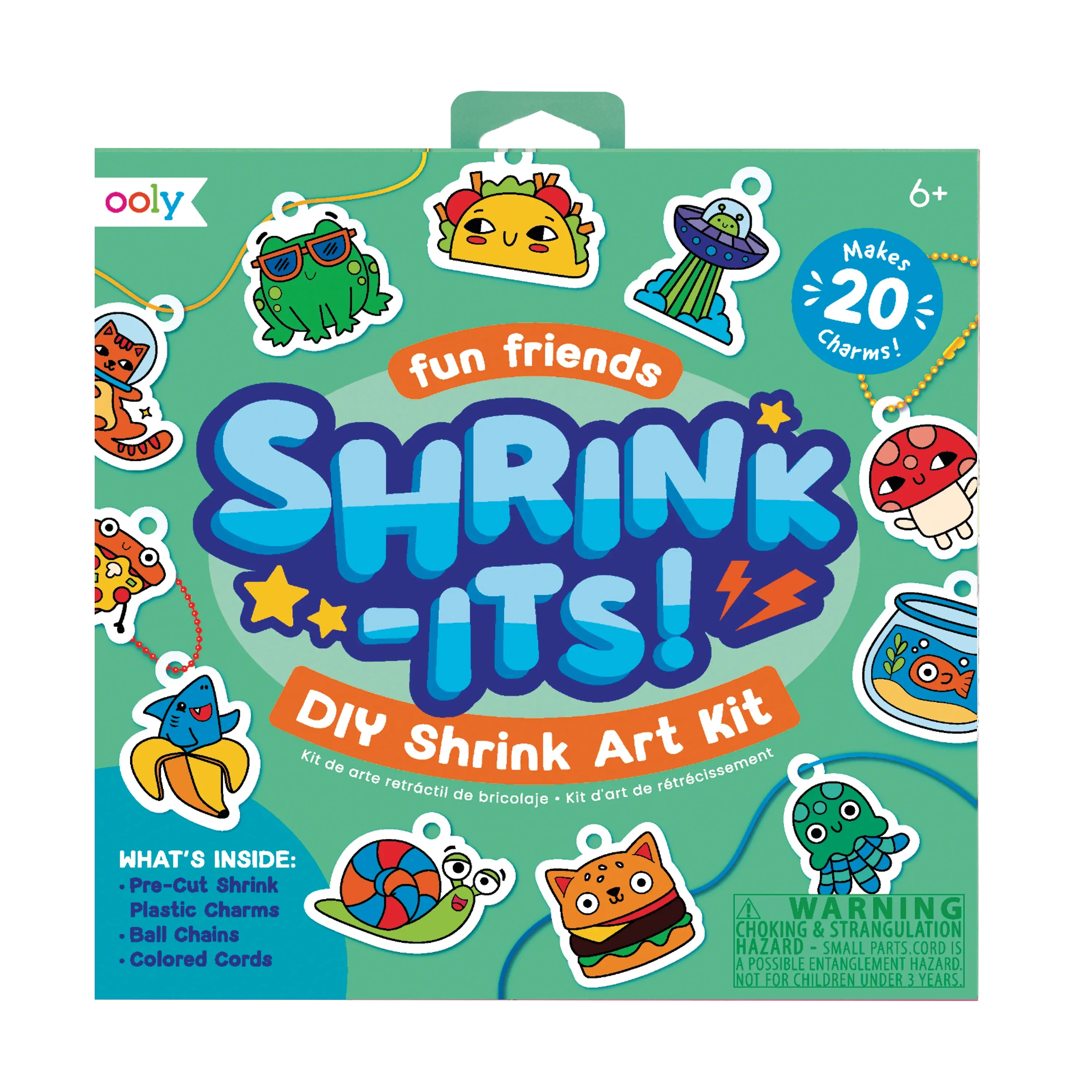 Ooly - DIY shrink it art - fun friends