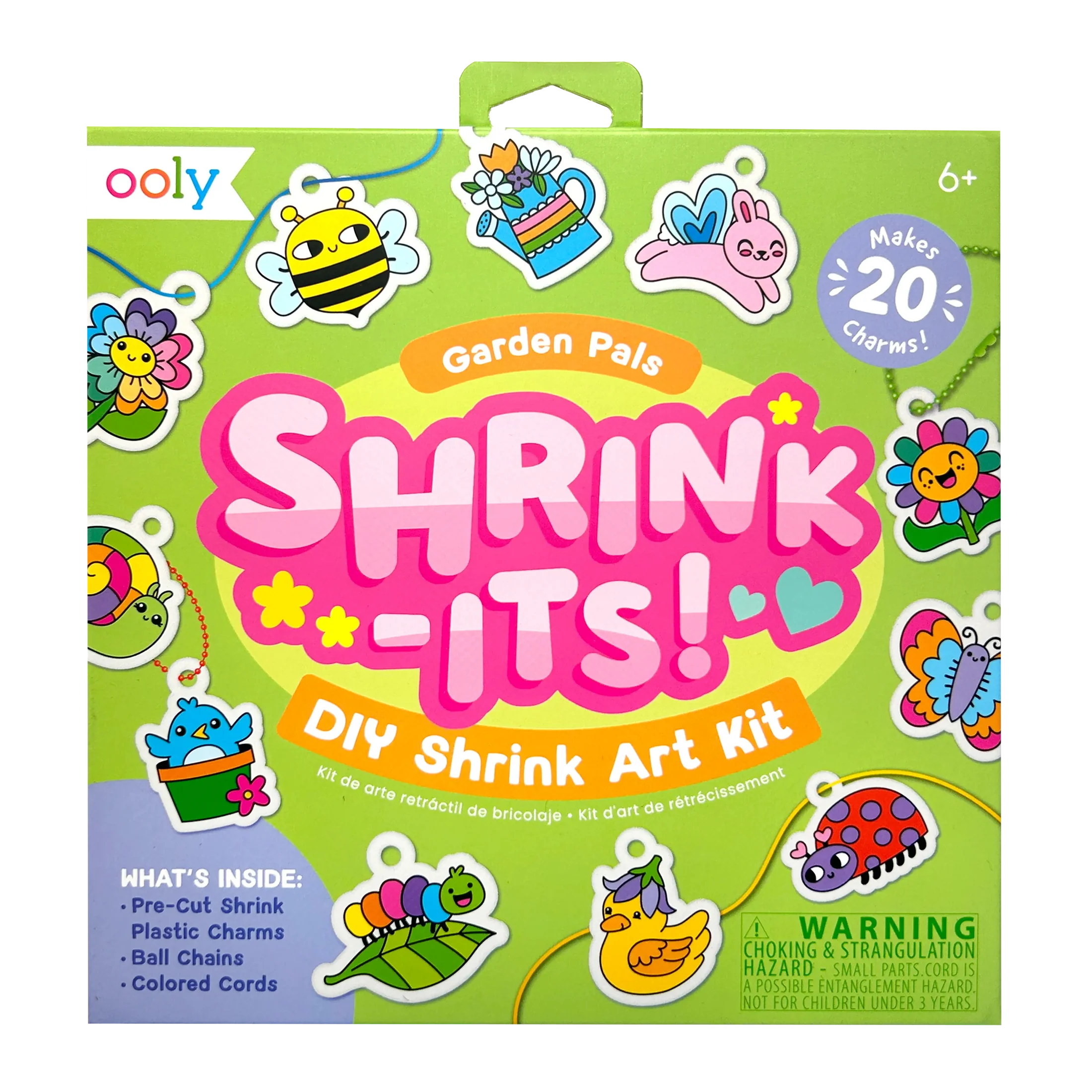 Ooly - DIY shrink it art - garden pals