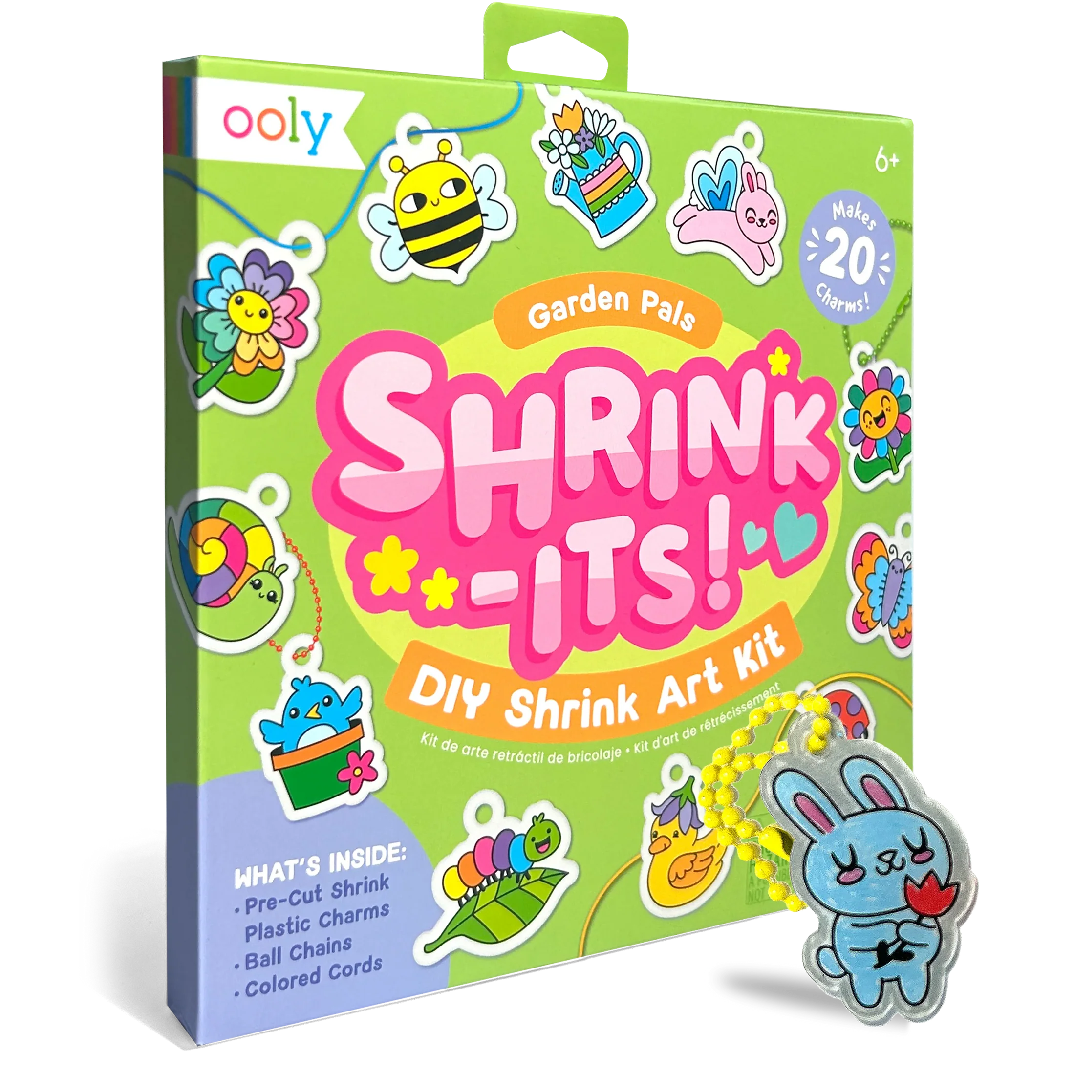Ooly - DIY shrink it art - garden pals