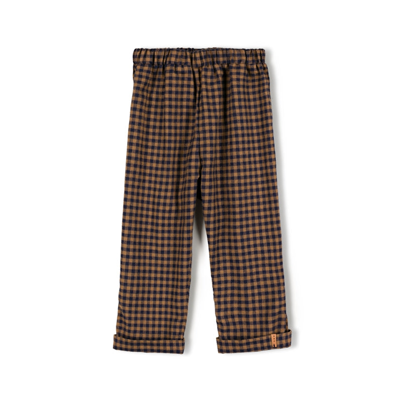 Nixnut - stic pants - navy checkered