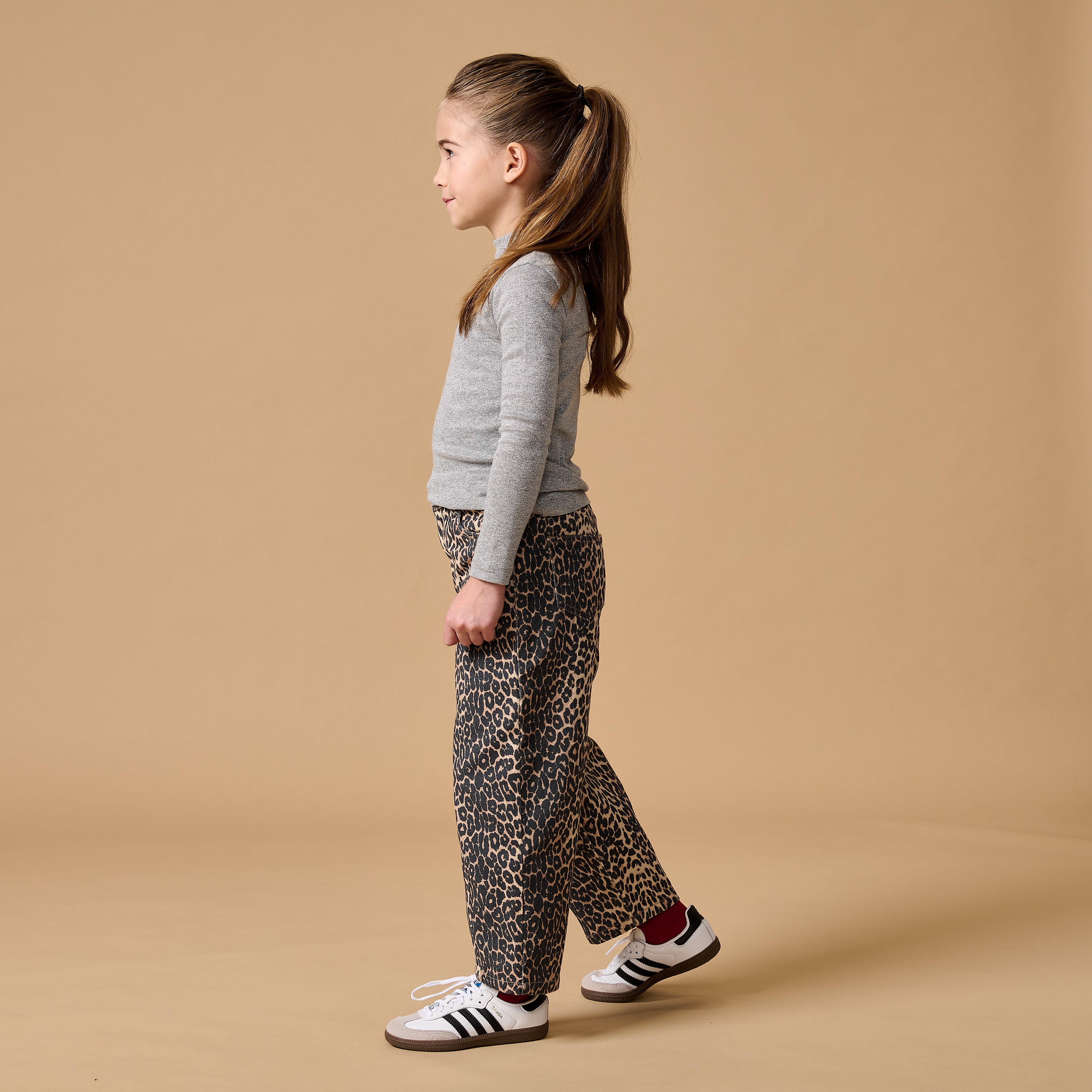 Petit Blush - turtle neck  - silver lurex