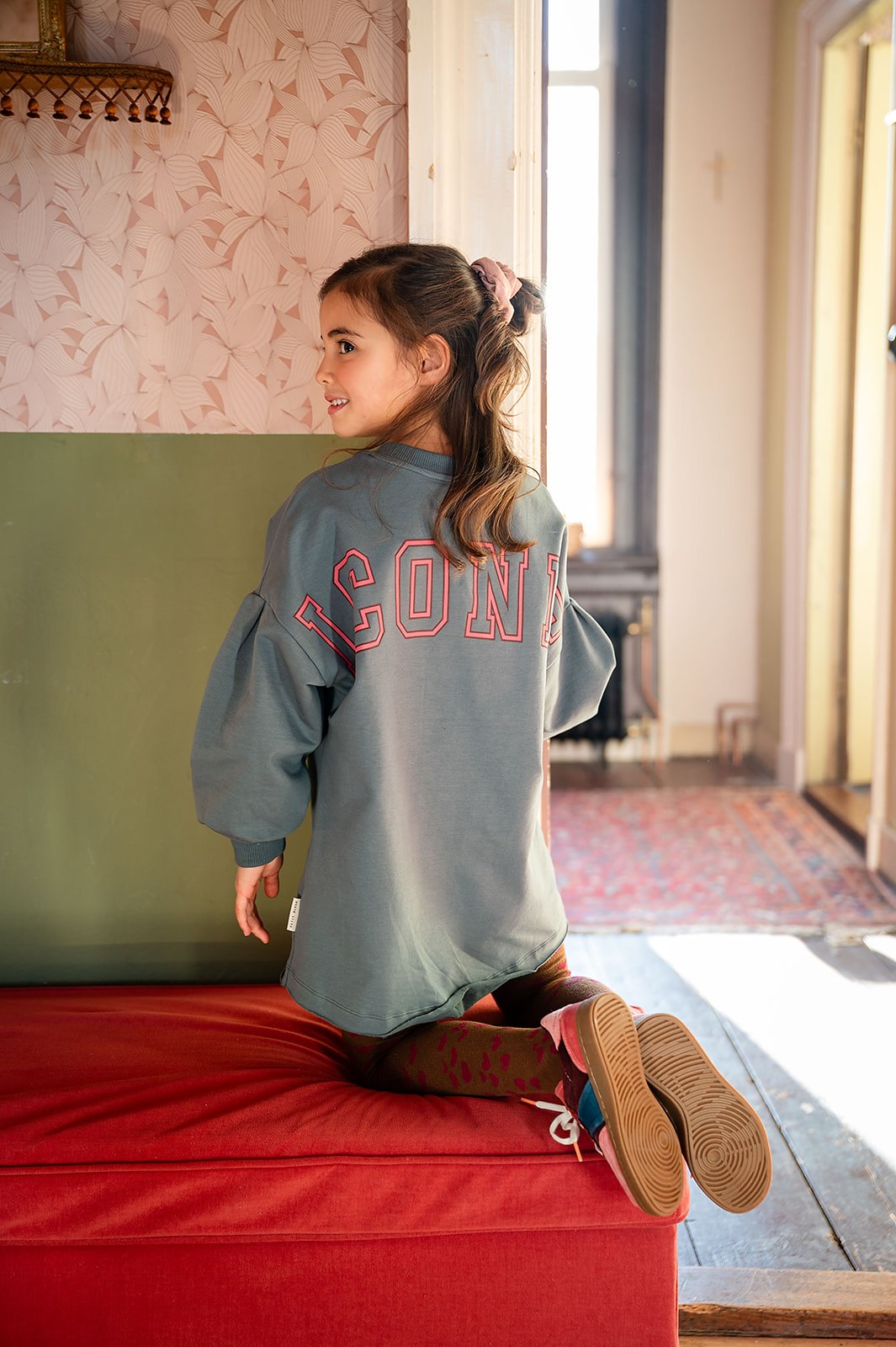 Petit Blush - tight stripes - bordeaux/rose