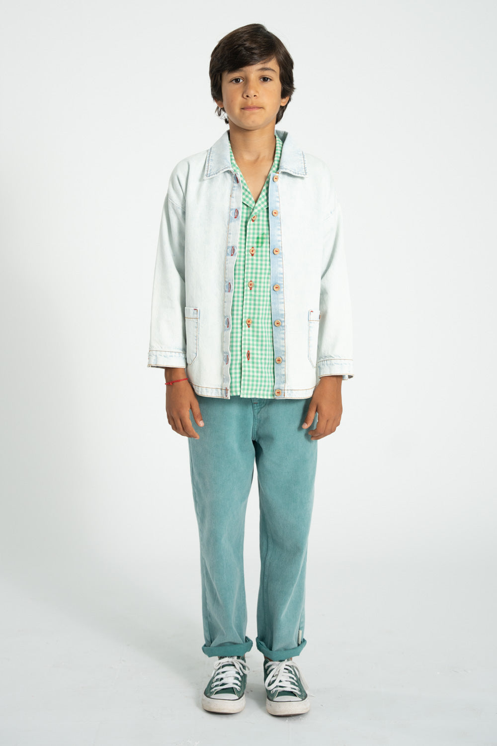 Piupiuchick - unisex trousers - washed green