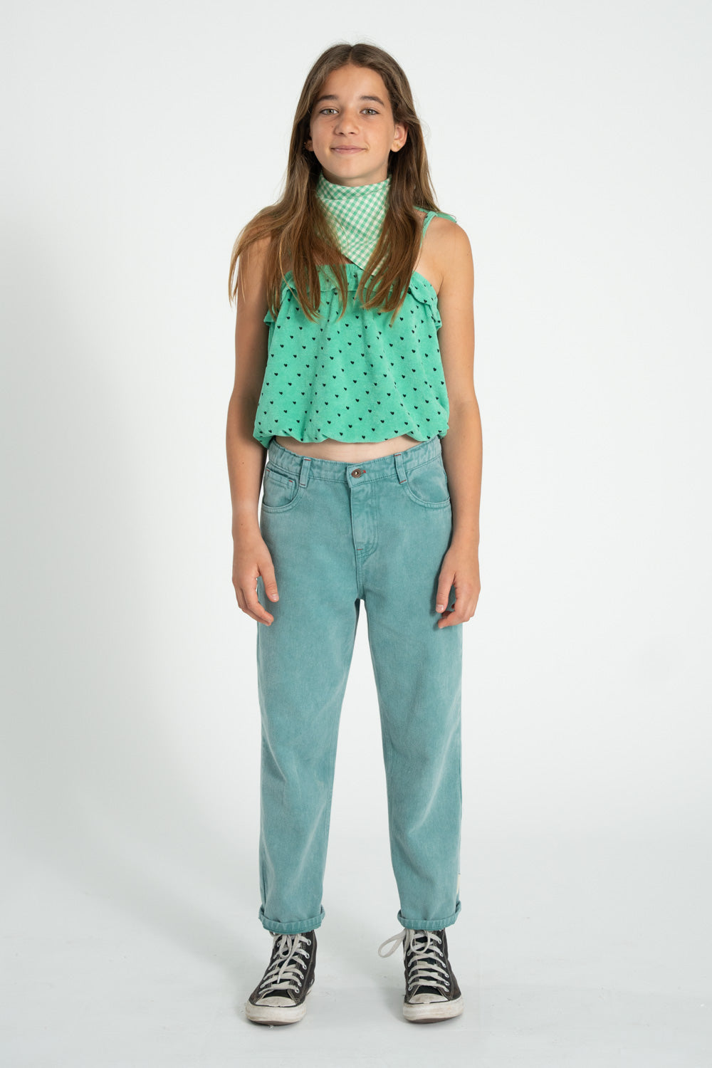 Piupiuchick - unisex trousers - washed green