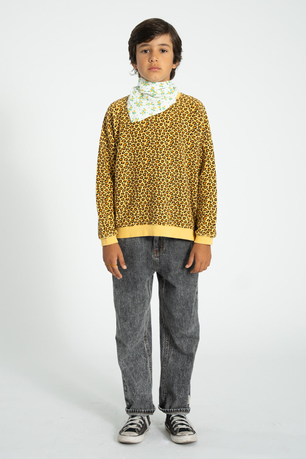 Piupiuchick - unisex trousers - washed light black denim