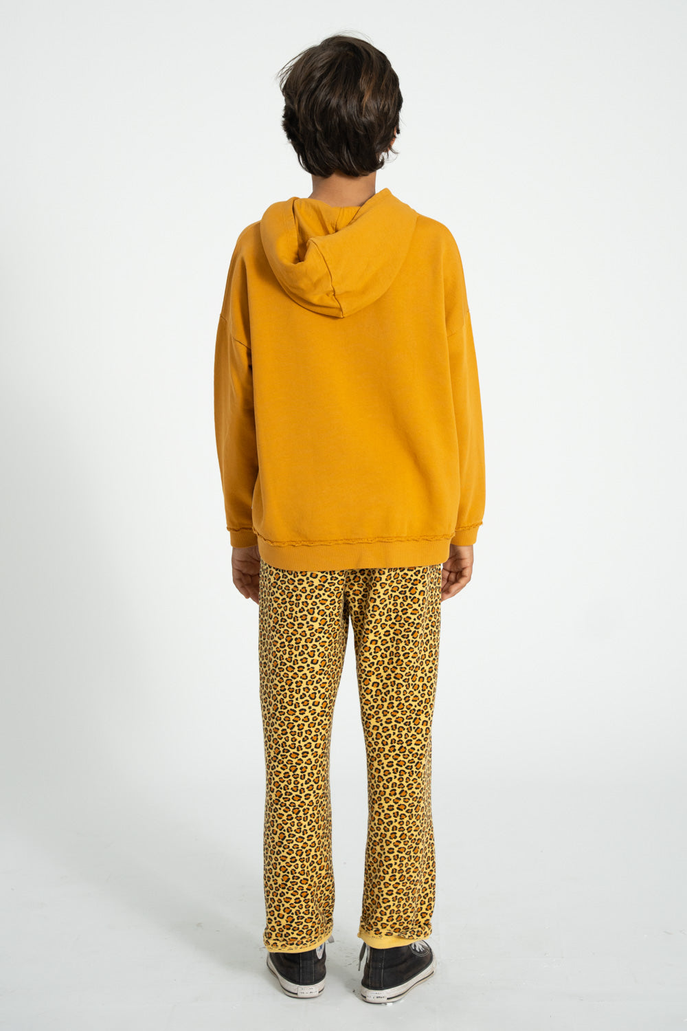 Piupiuchick - hoodie - camel with piupiuchick print