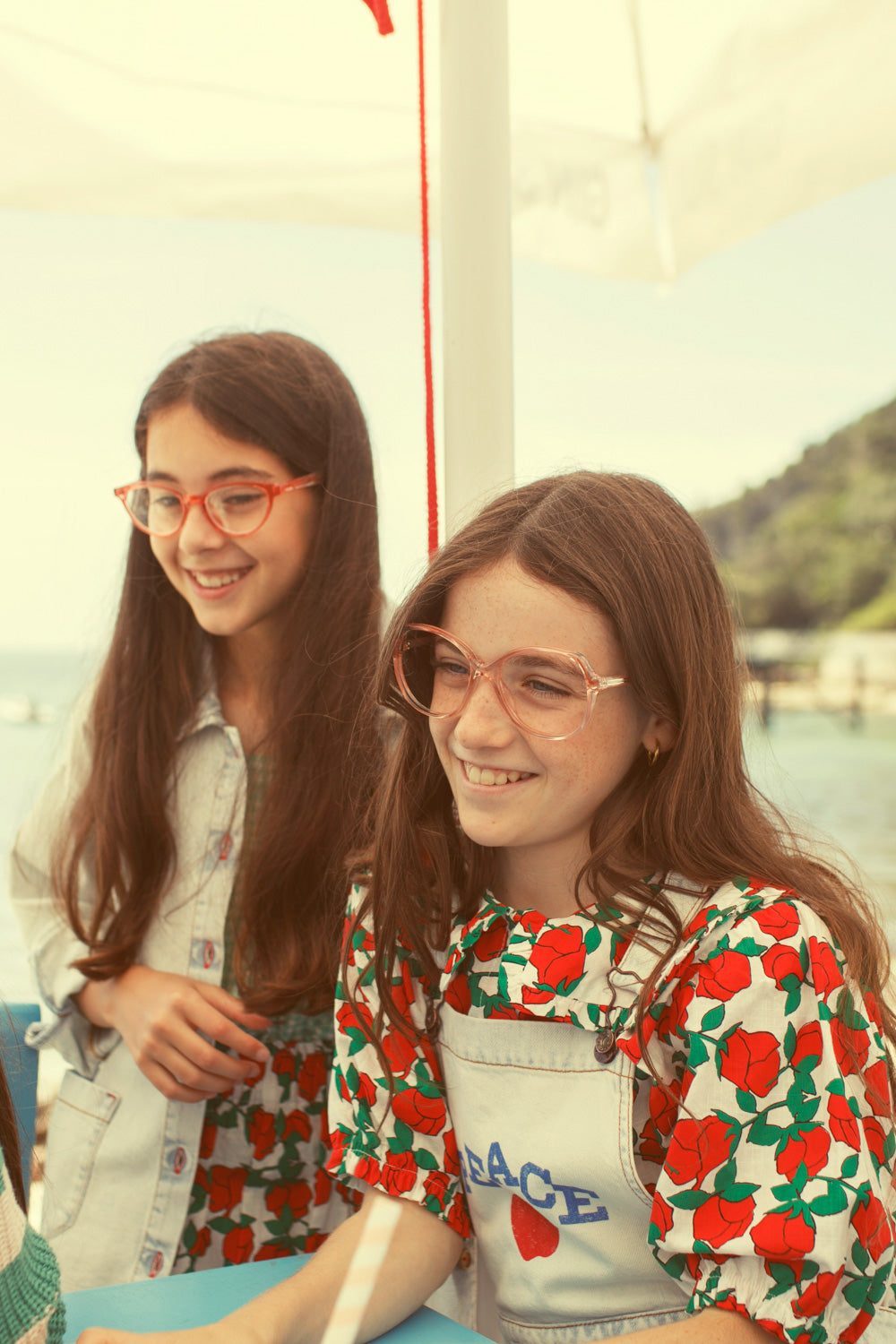 Piupiuchick - jacket - washed light blue denim