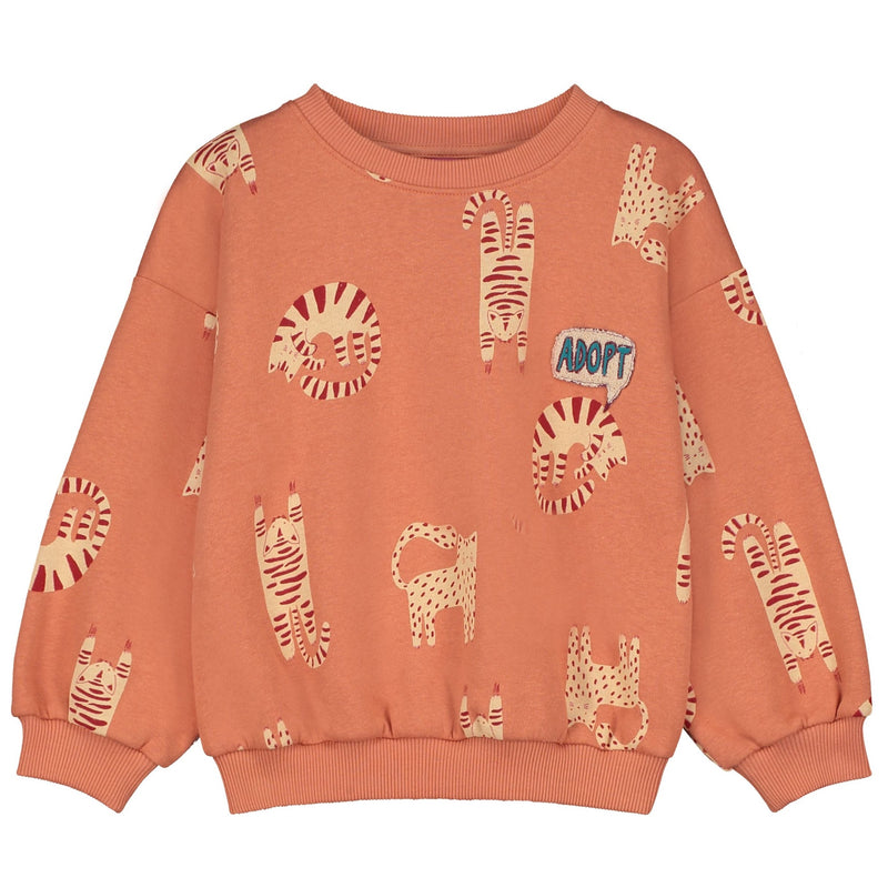 Letter to the World - porter sweatshirt - tangerine