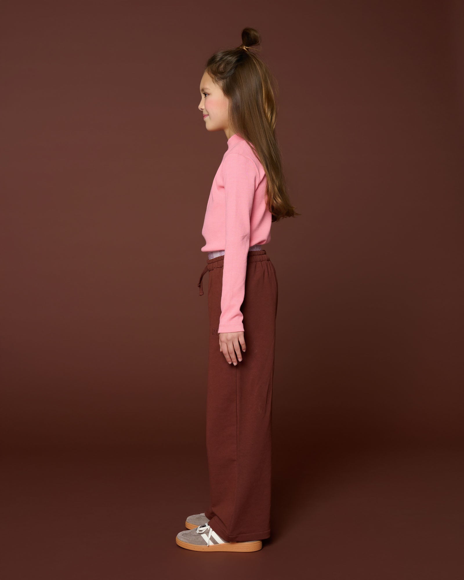 Petit Blush - rib turtle neck - rose