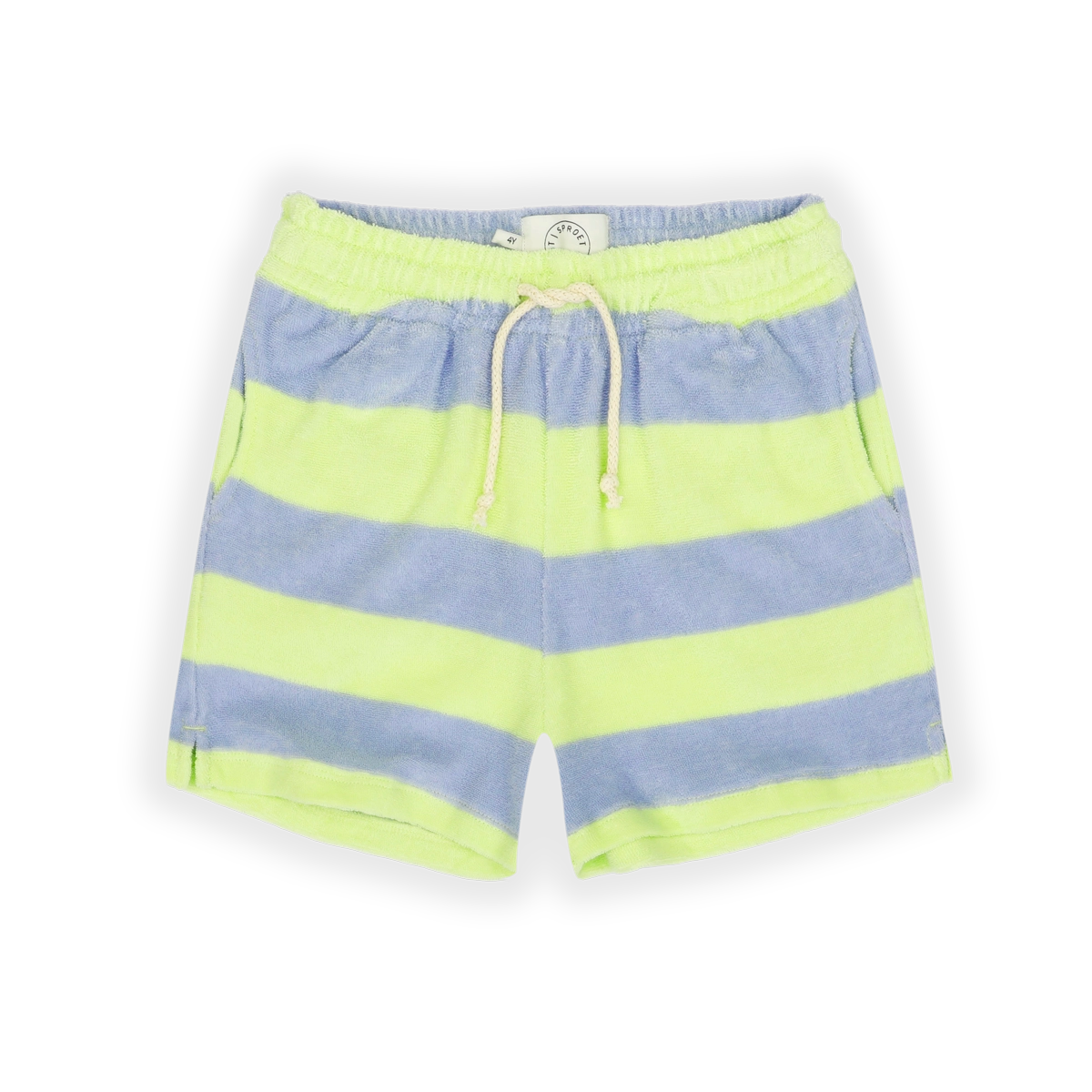 Sproet & Sprout - terry stripes shorts - citrus