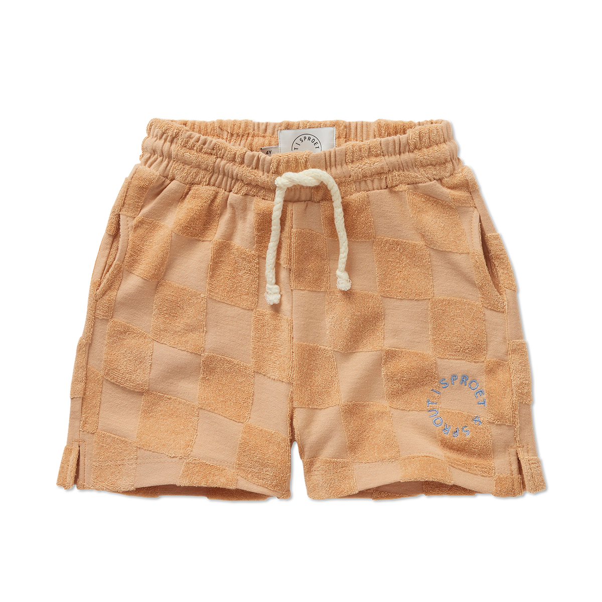 Sproet & Sprout - shorts terry blocks - nectarine