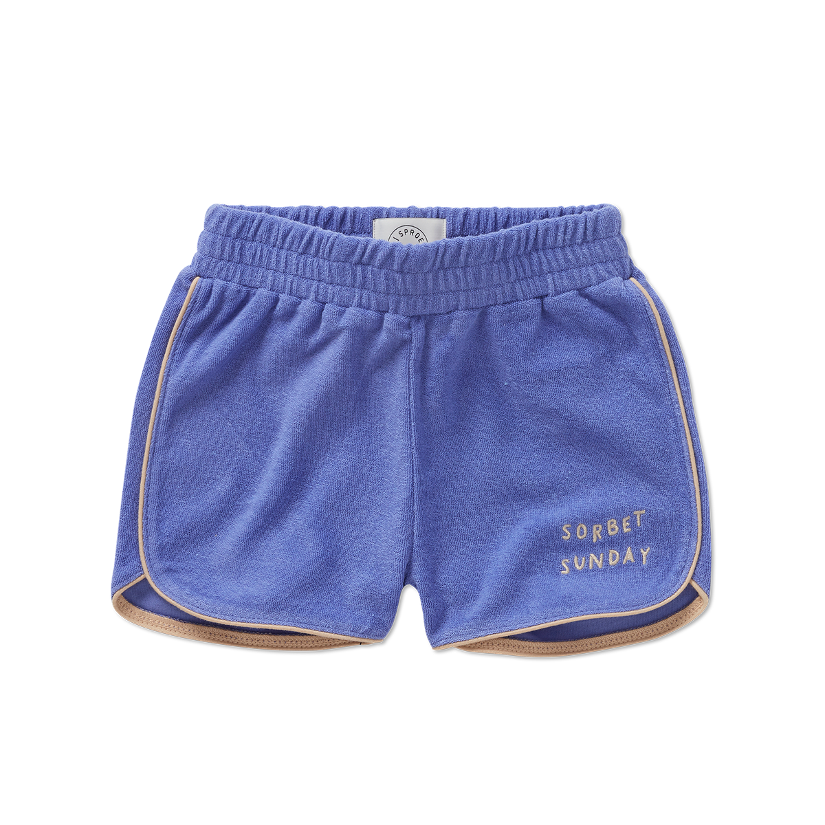 Sproet & Sprout - terry sport shorts - blue bell