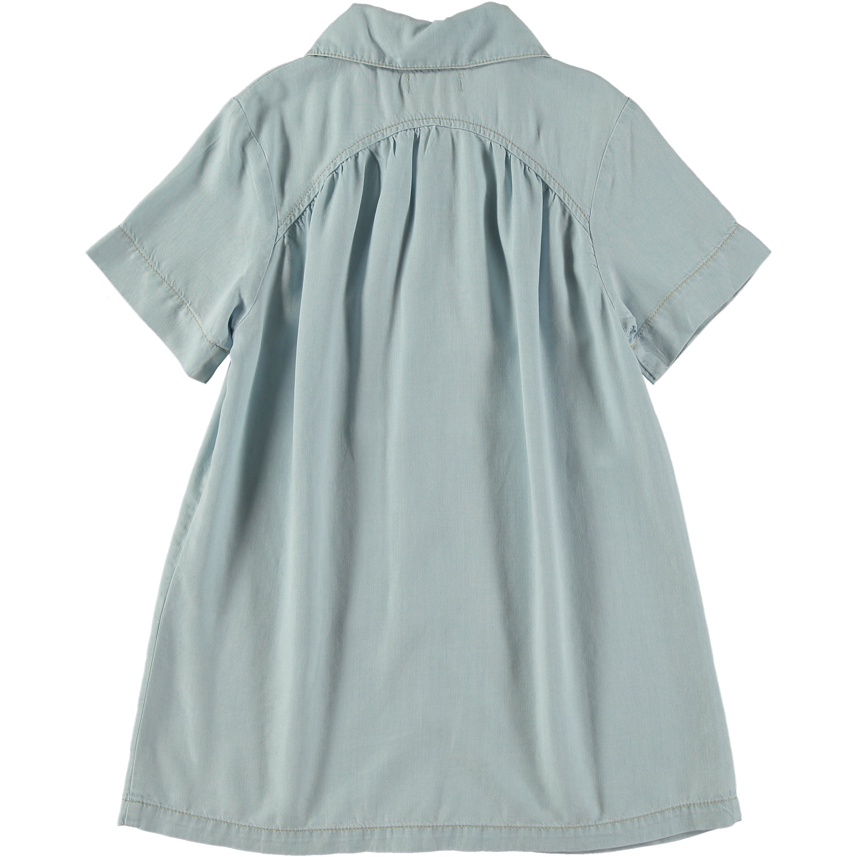 Tocoto Vintage - short sleeve mini dress - blue