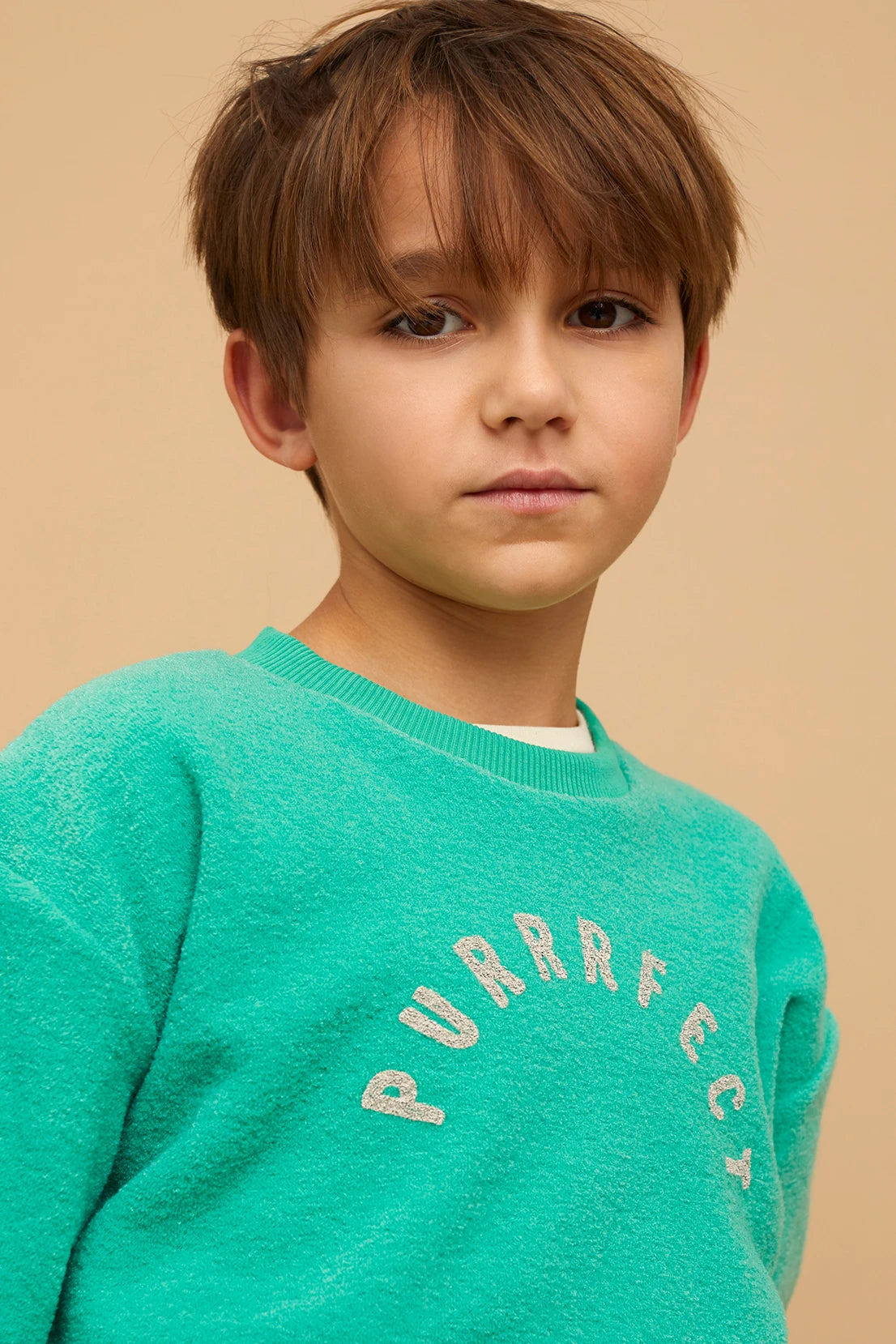 Sproet & Sprout - sweatshirt purrrfect - vivid green
