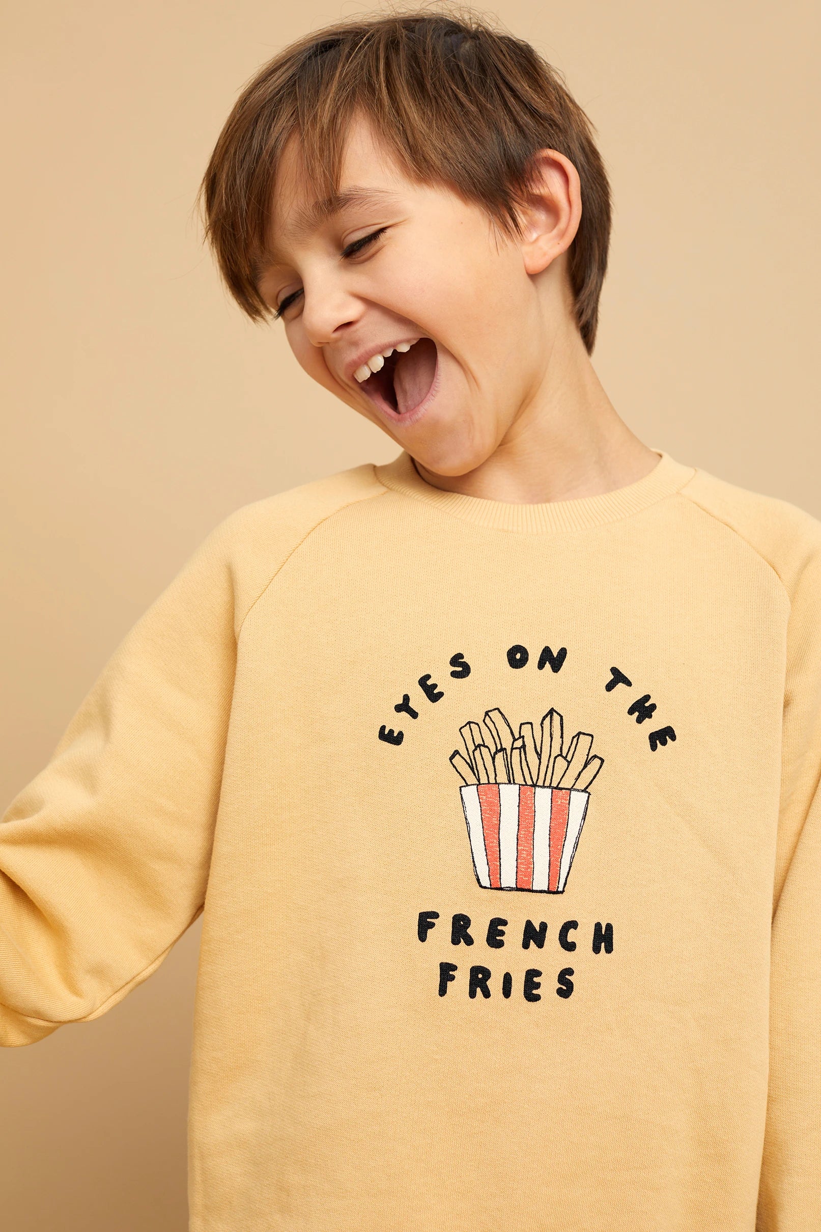 Sproet & Sprout - sweatshirt french fries - sand