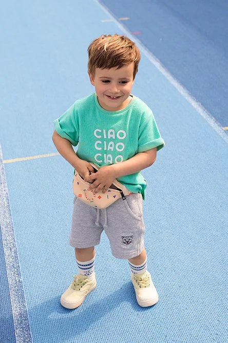 Sproet & Sprout - terry tshirt ciao - jade green