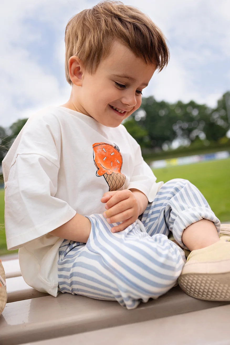 Sproet & Sprout - tshirt ice cream - off white