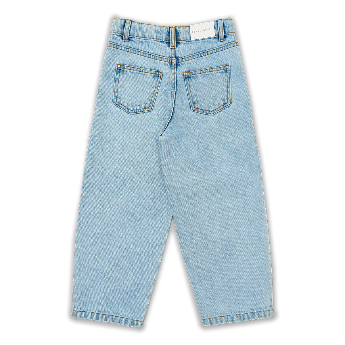 Petit Blush - balloon fit jeans  - light blue washed
