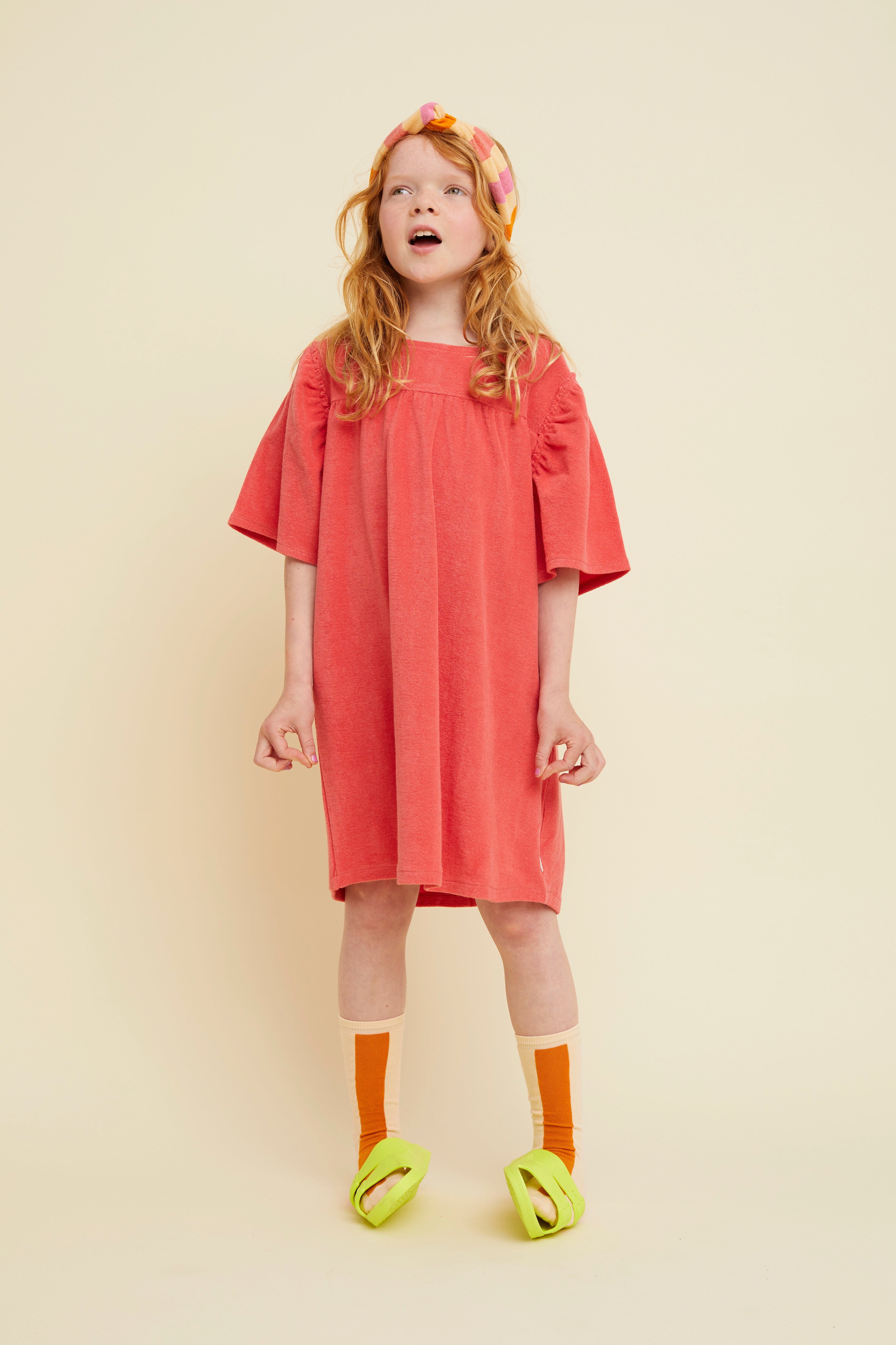 Sproet & Sprout - terry poppy dress - rose petal