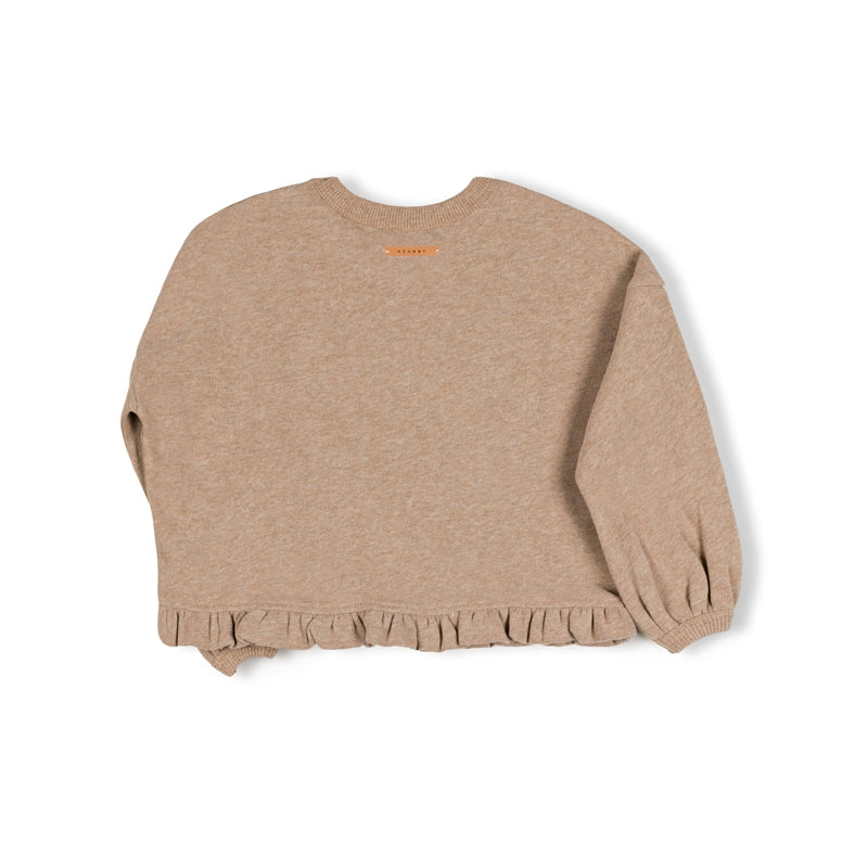 Nixnut - lo sweater - pebble