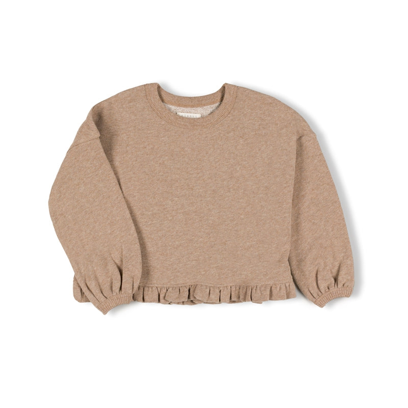 Nixnut - lo sweater - pebble