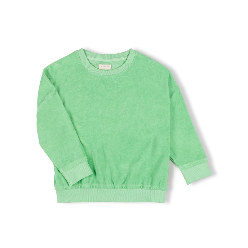 Nixnut - loose sweater - apple