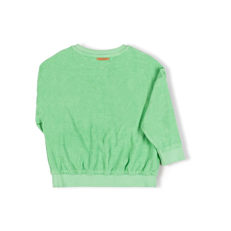 Nixnut - loose sweater - apple