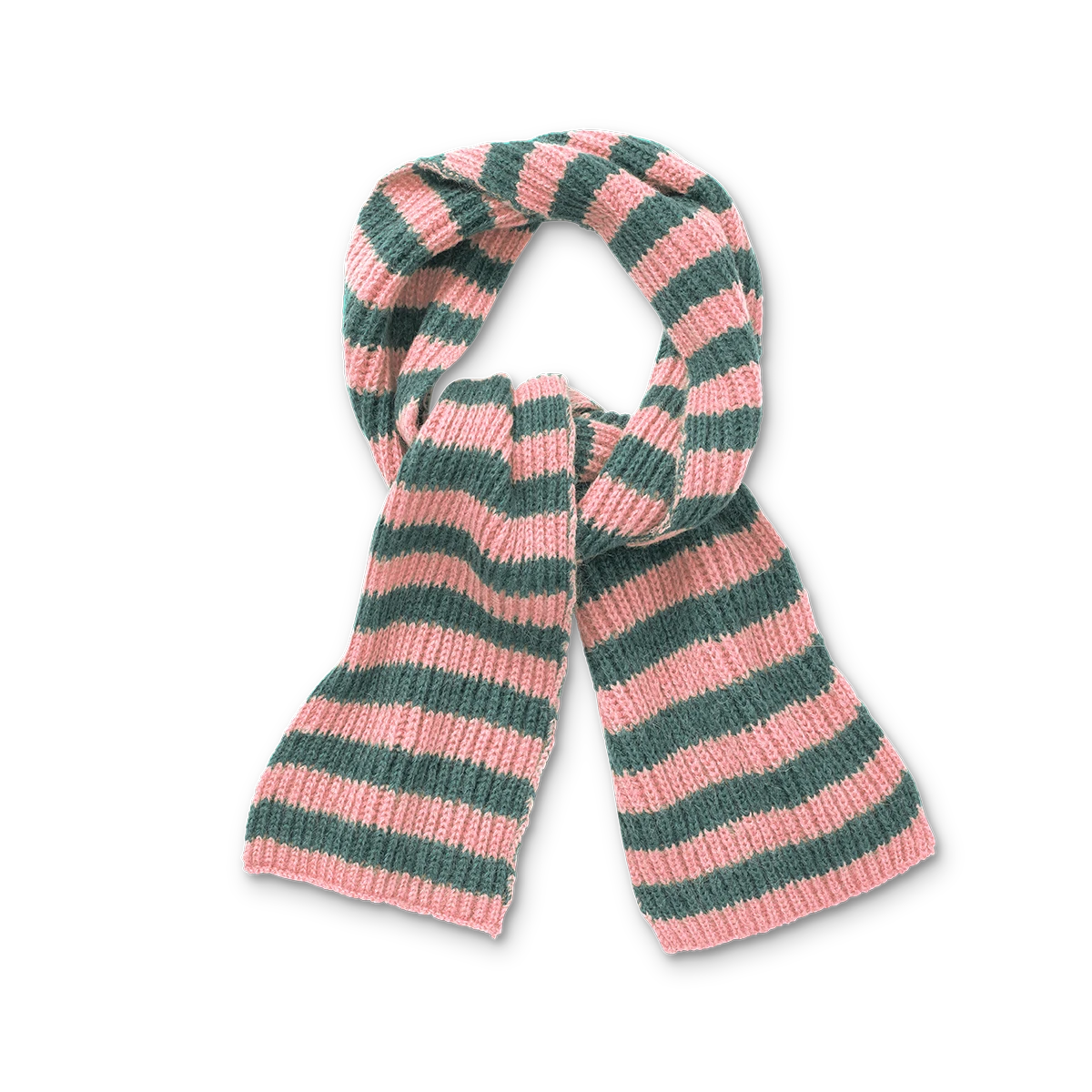 Sproet & Sprout - scarf stripe - peach parfait