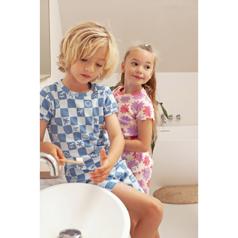 Feetje - summer pyjama - chase check
