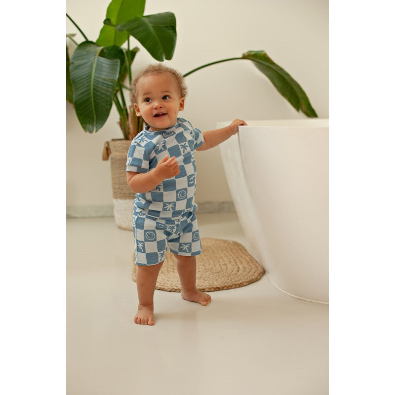 Feetje - summer pyjama - chase check