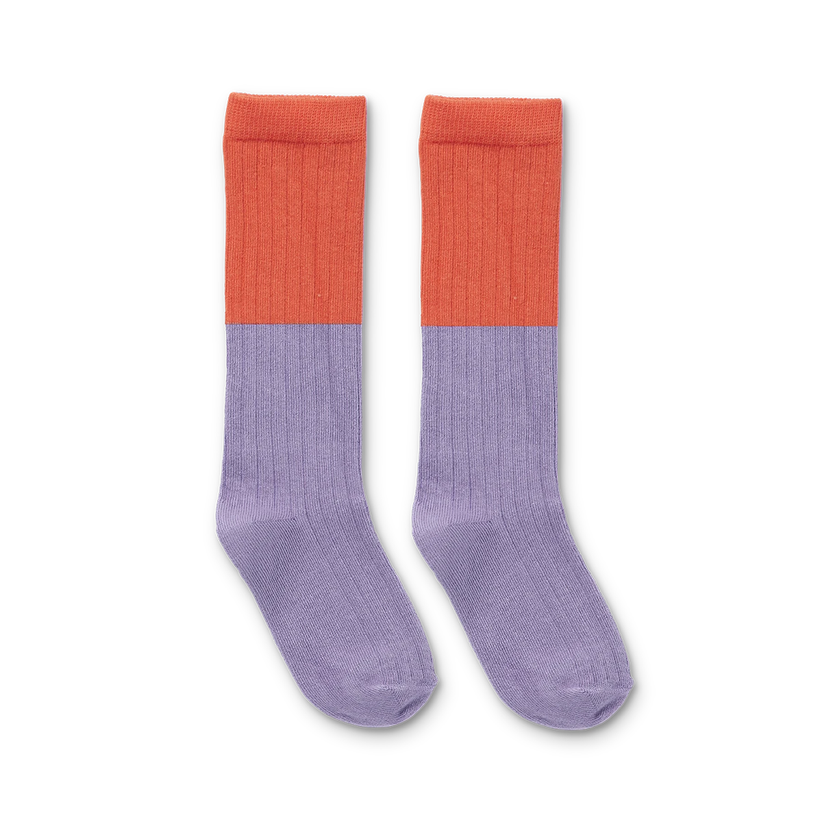 Sproet & Sprout - socks colourblock - grenadine