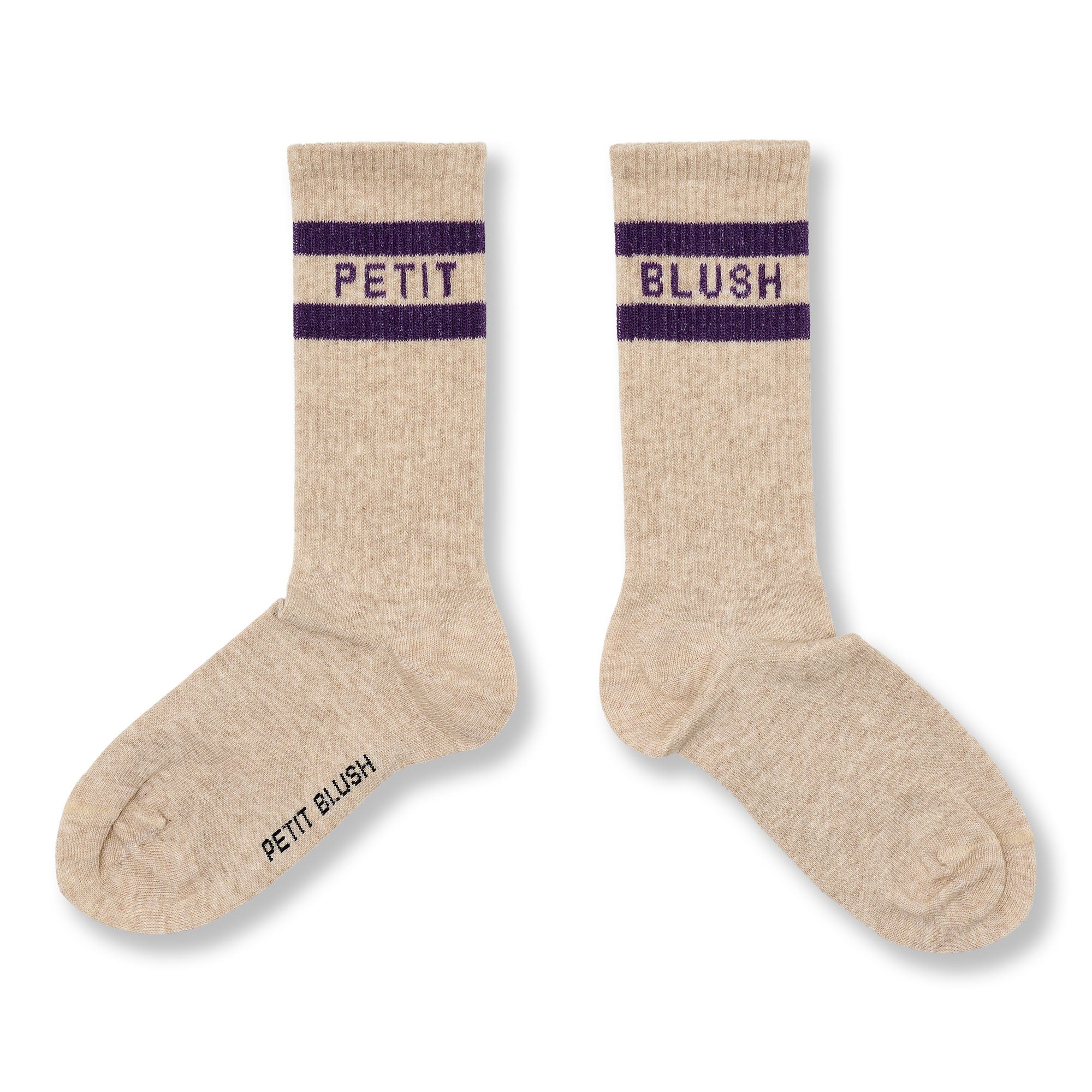 Petit Blush - sport socks - beige/purple