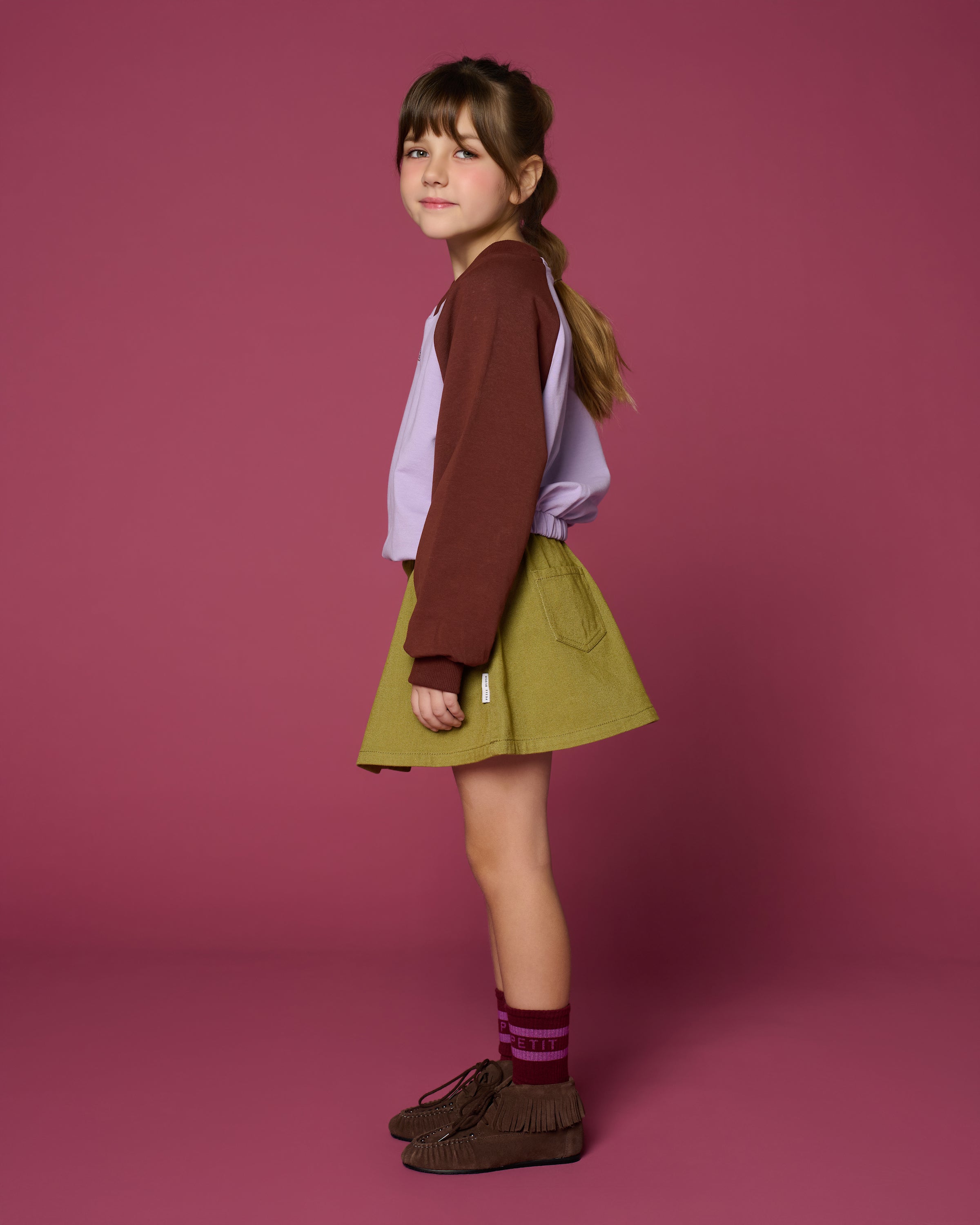 Petit Blush - sport socks - garnet/orchid