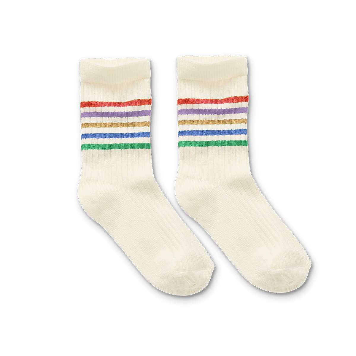 Sproet & Sprout - sport socks stripes - ivory
