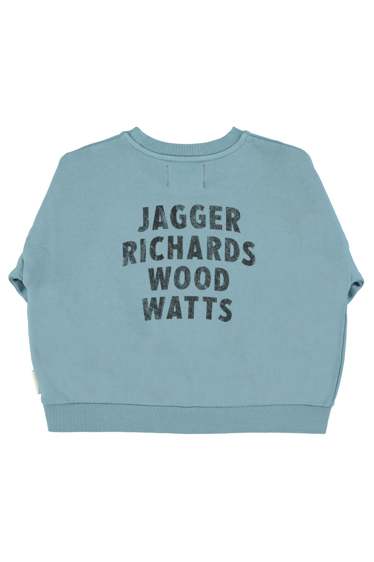 Piupiuchick - sweatshirt - blue with rock stars print