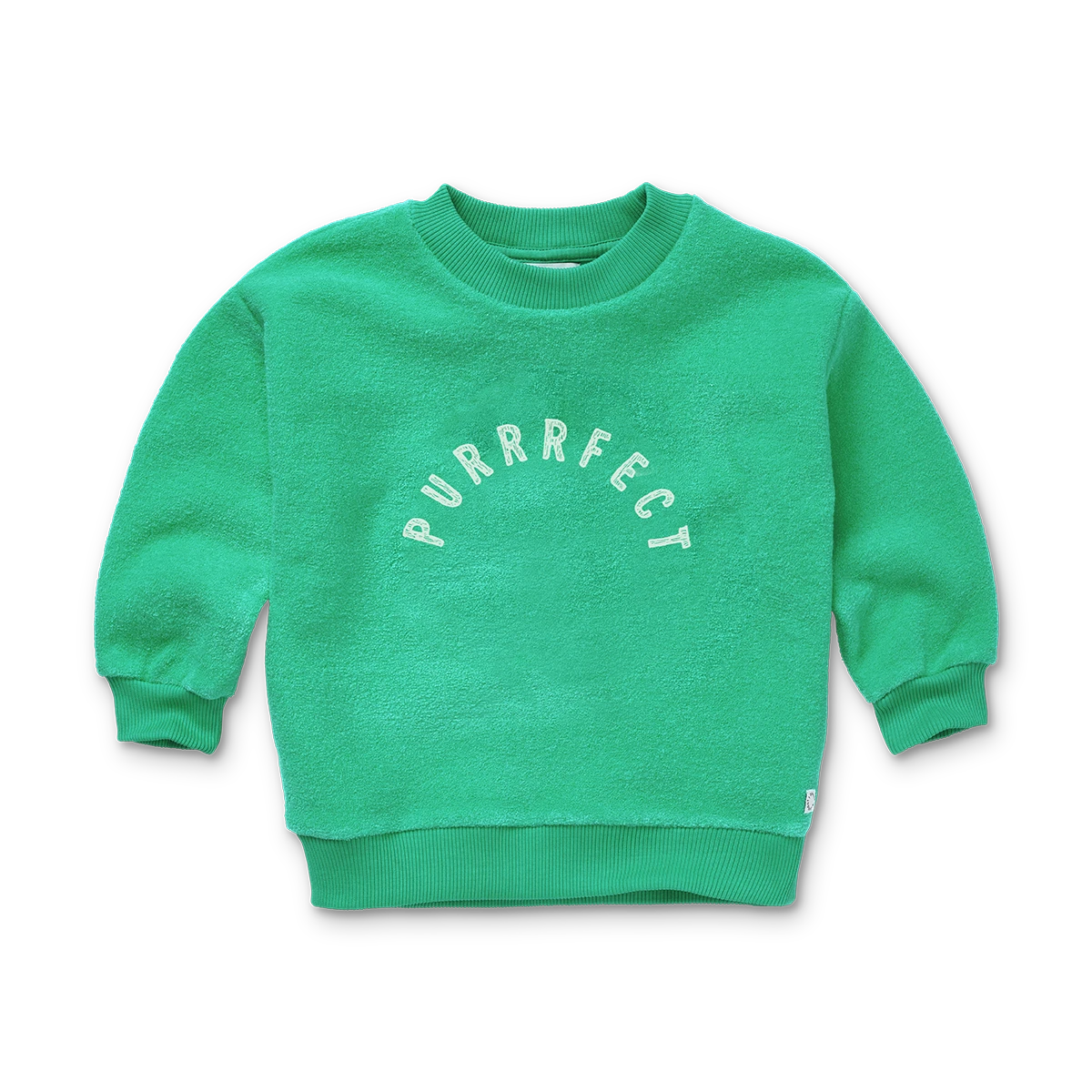 Sproet & Sprout - sweatshirt purrrfect - vivid green