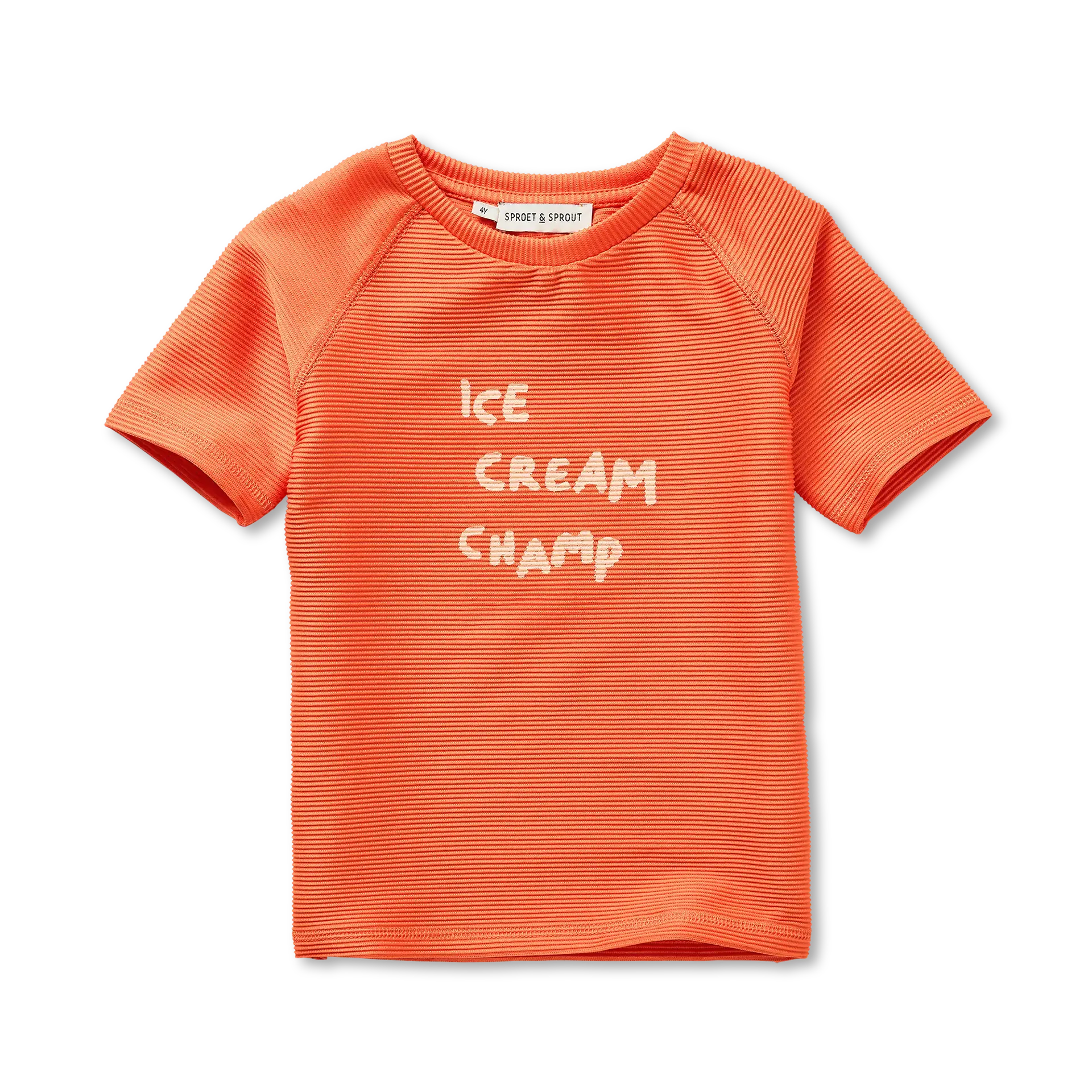 Sproet & Sprout - swim tshirt - orange sprint