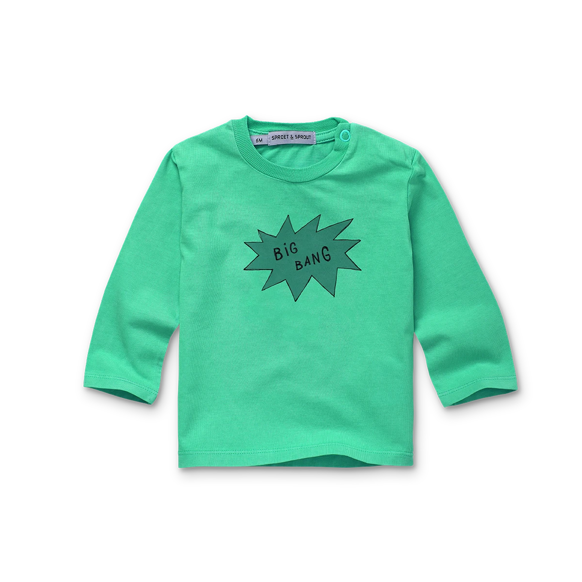 Sproet & Sprout - tshirt big bang - vivid green