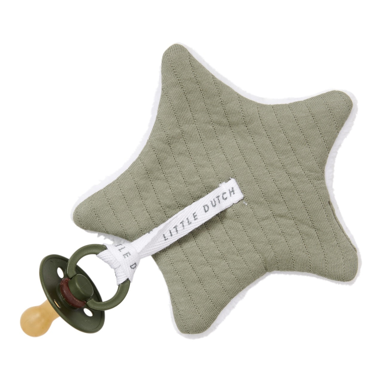 Little Dutch - speendoekje - pure olive