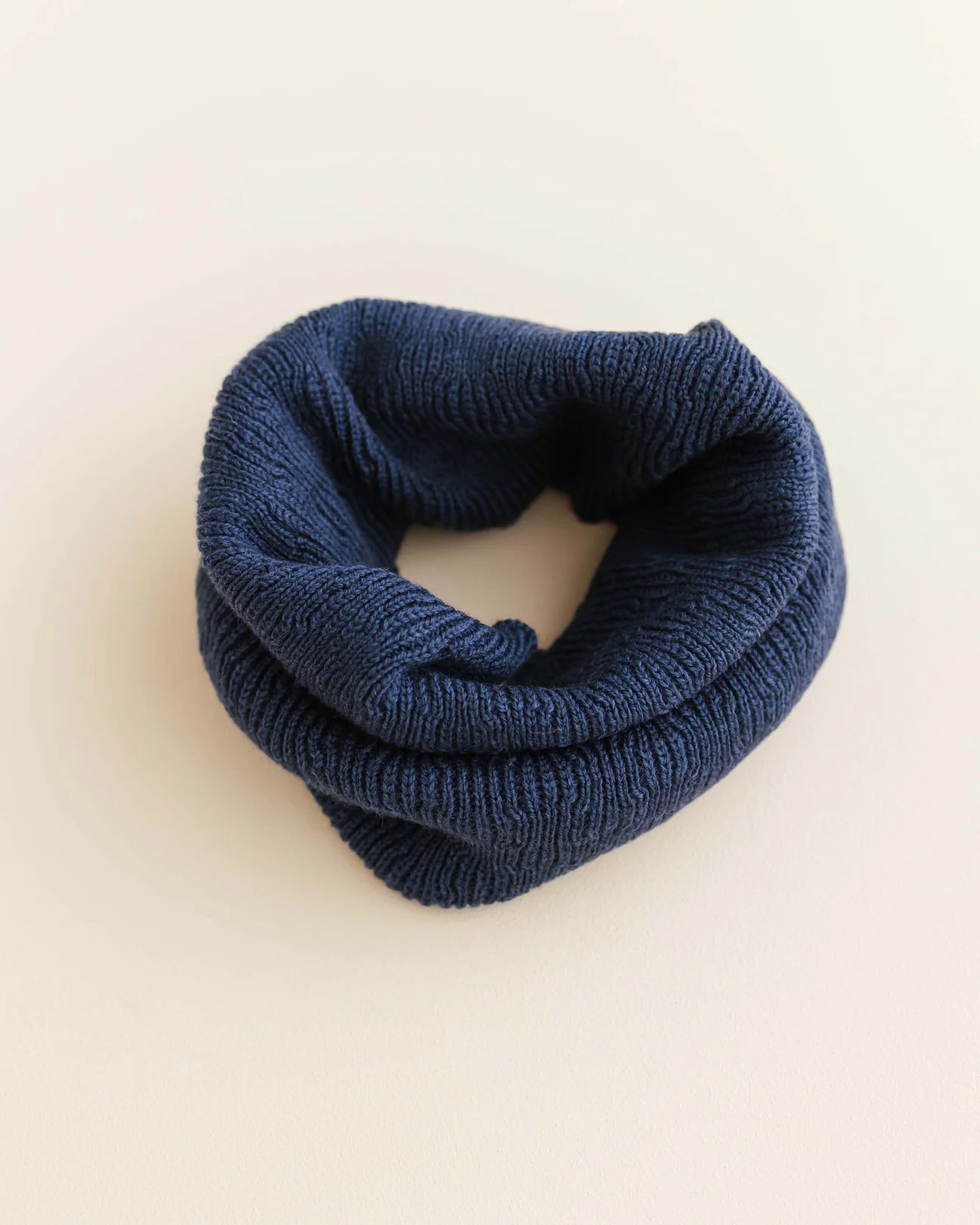 Hvid - tube scarf - blue