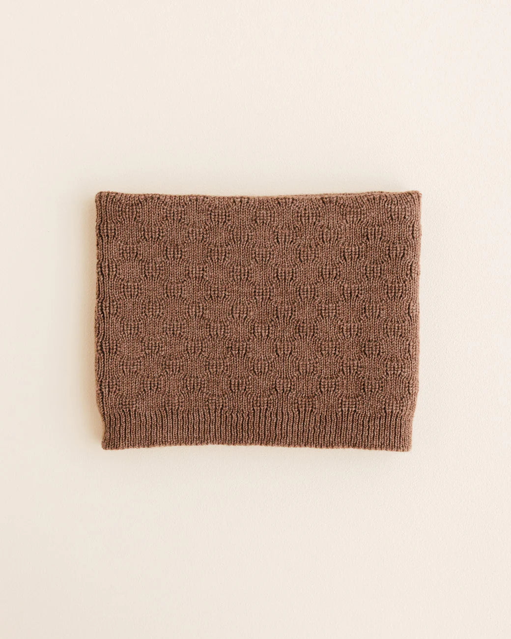Hvid - tube scarf - mocha