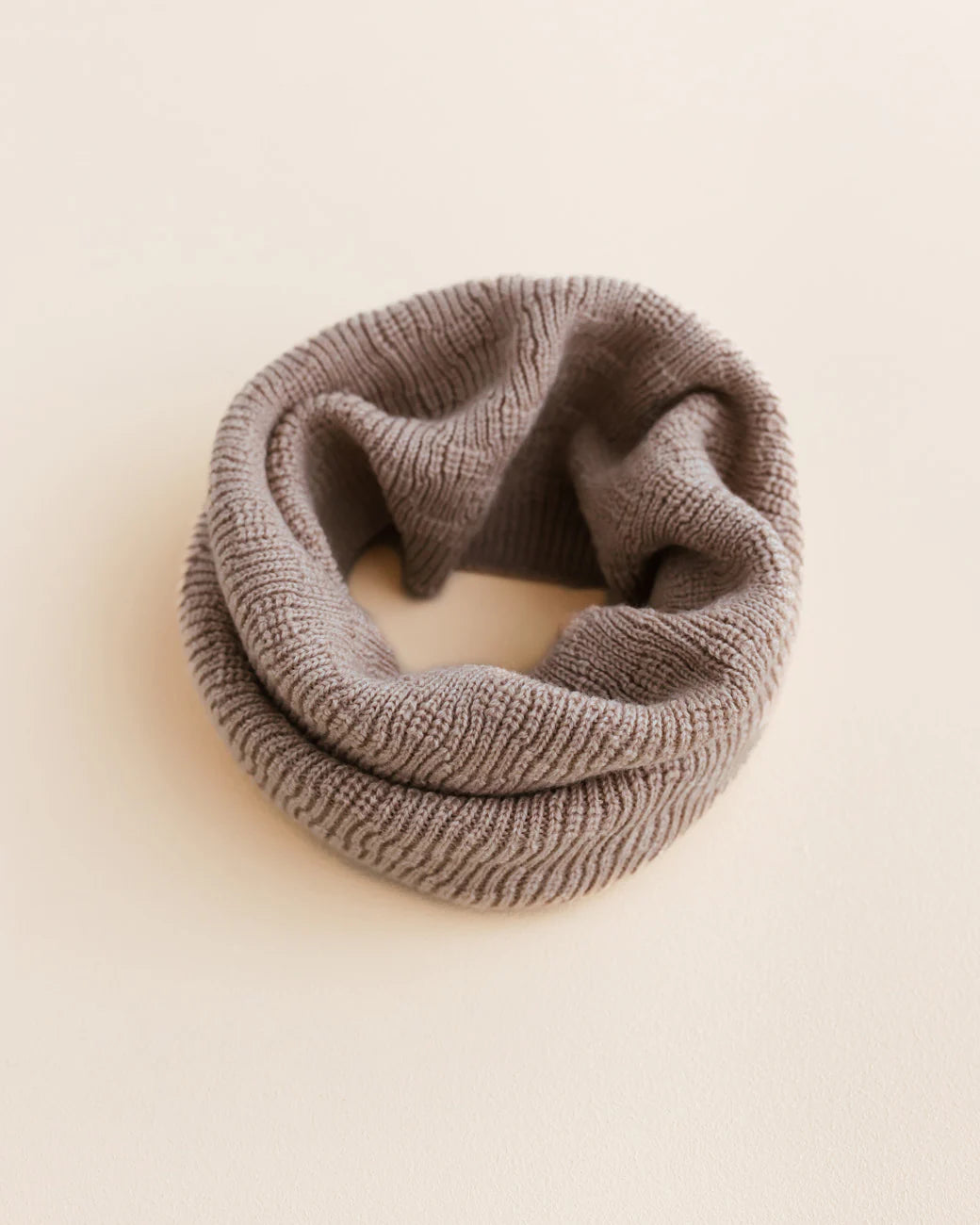 Hvid - tube scarf - sand