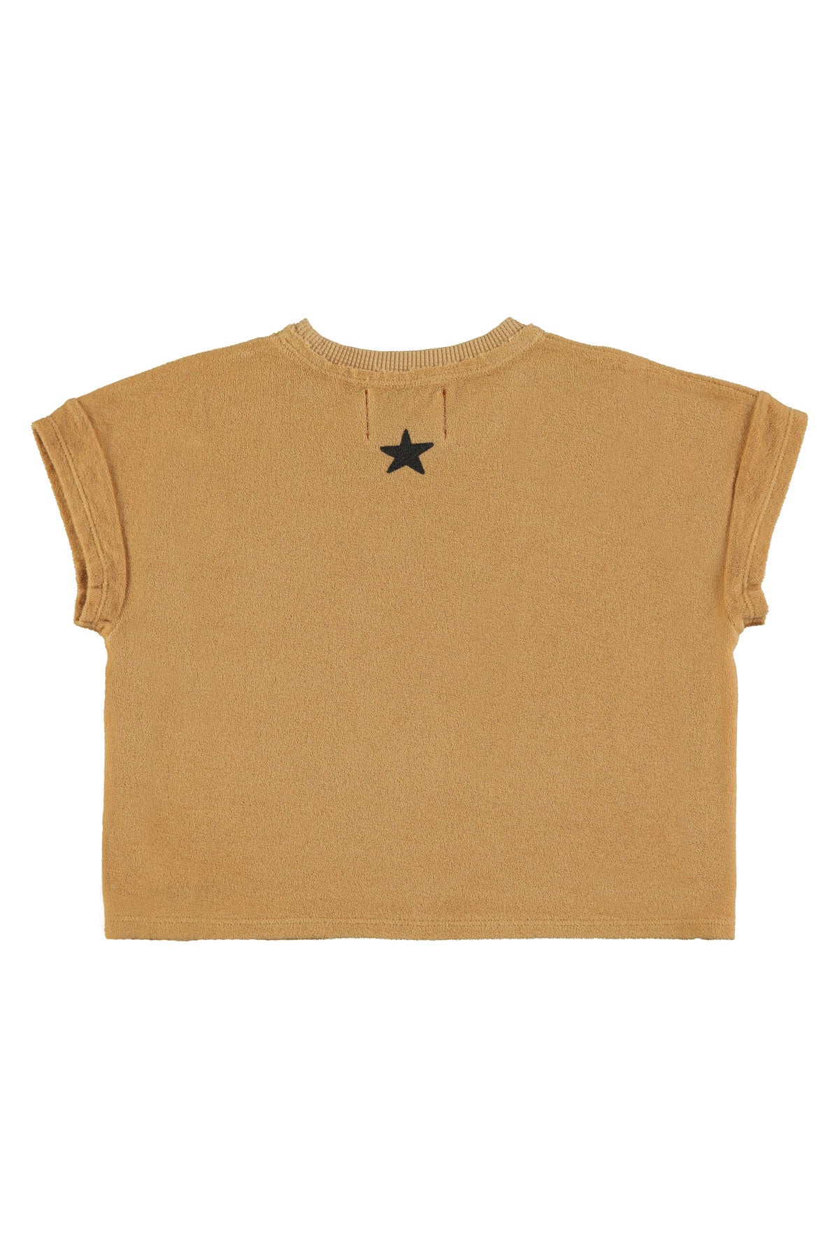 Piupiuchick - tshirt - mustard with tiger print