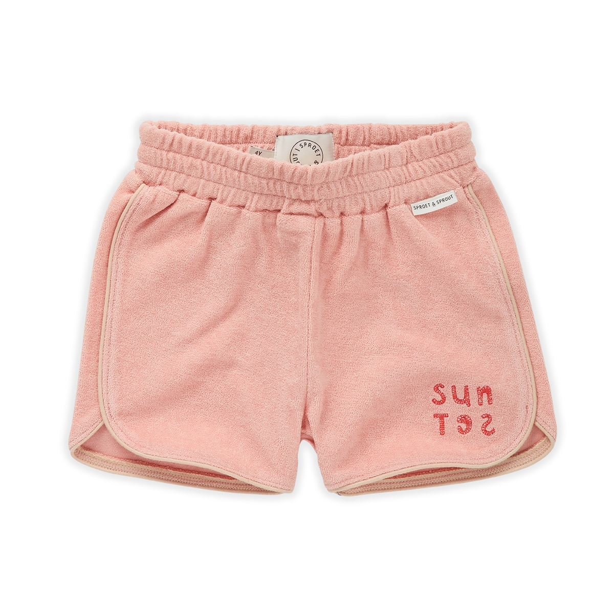 Sproet & Sprout - terry sport short sunset - blossom pink