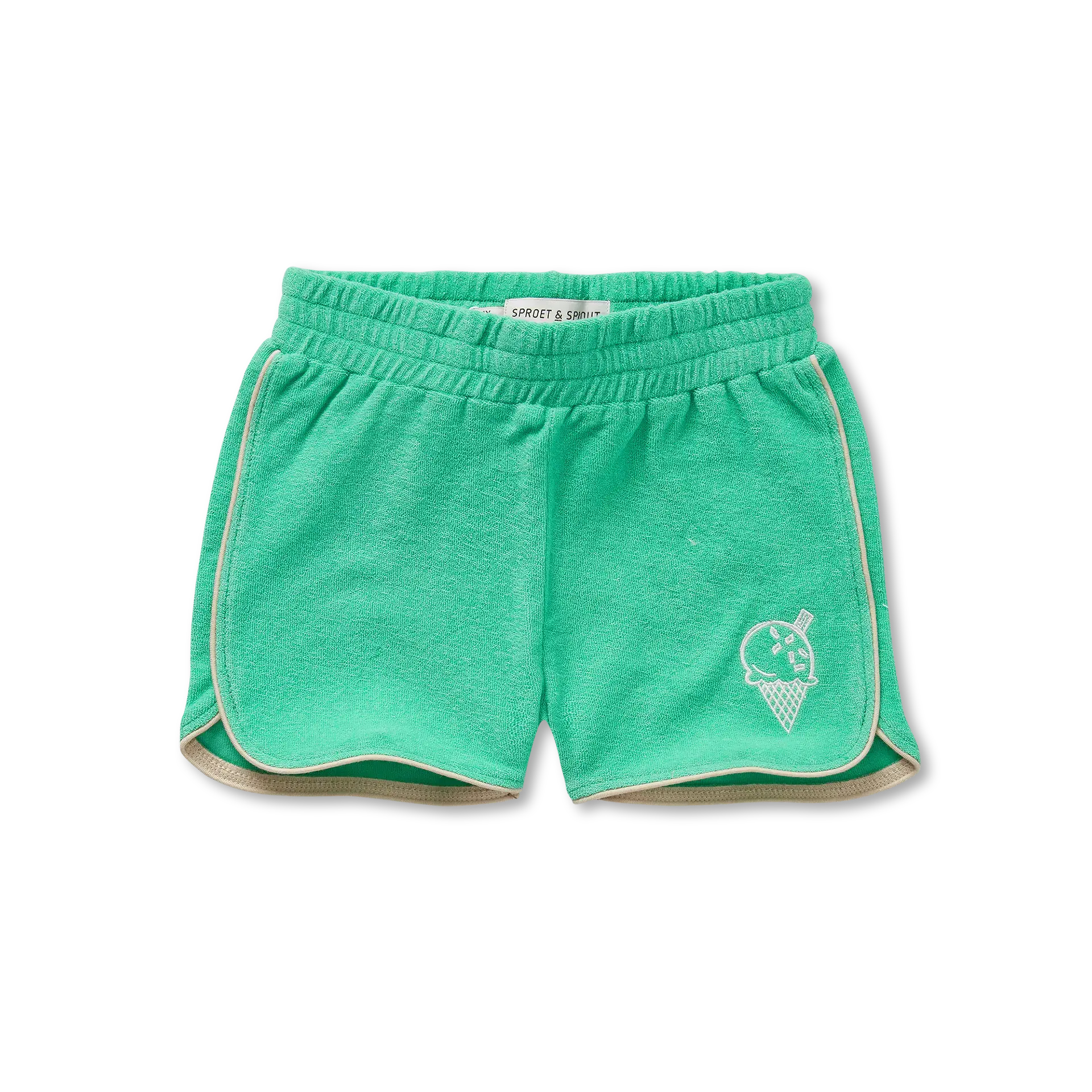 Sproet & Sprout - terry sport shorts - jade green