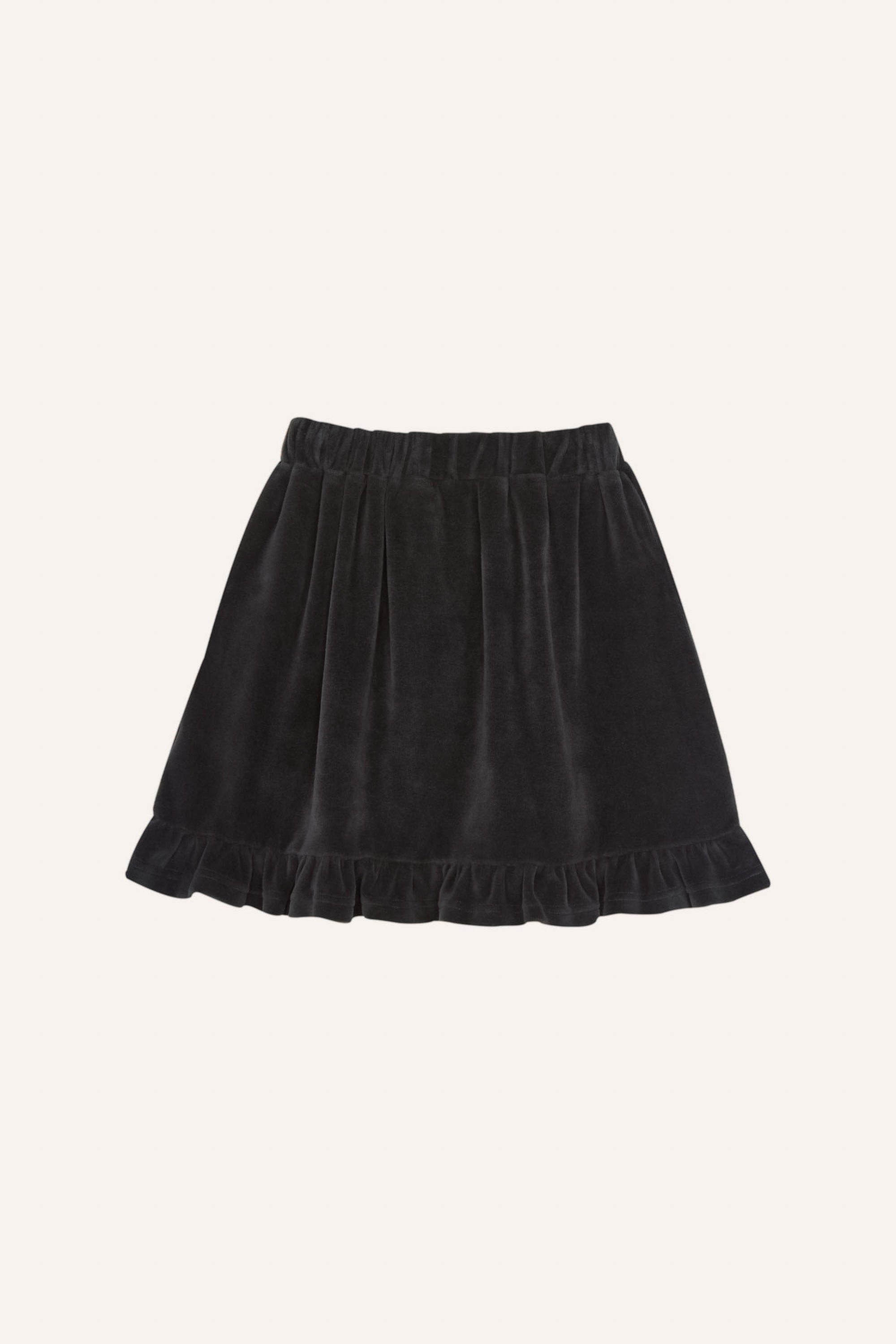 The Campamento - velours skirt - grey