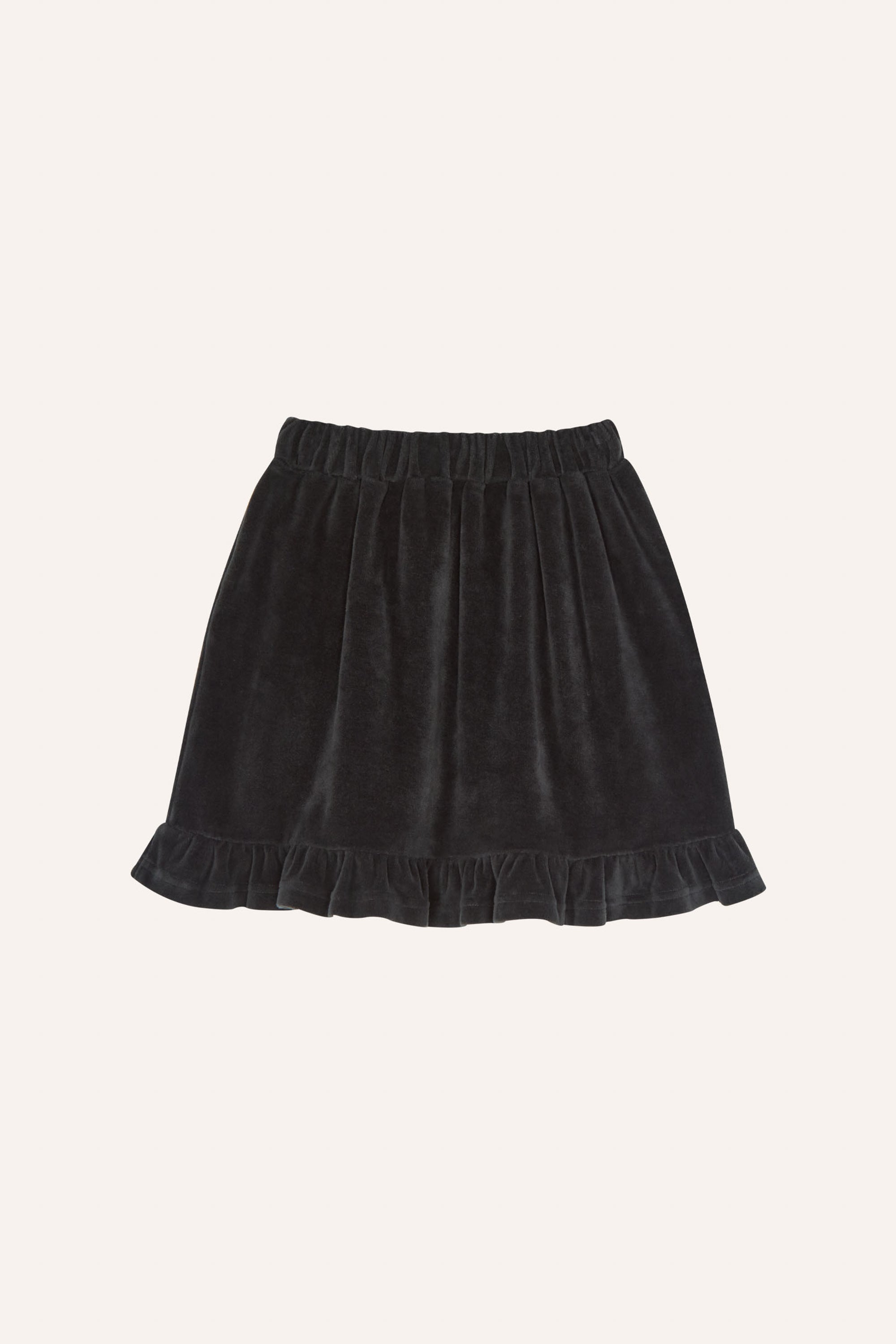 The Campamento - velours skirt - grey