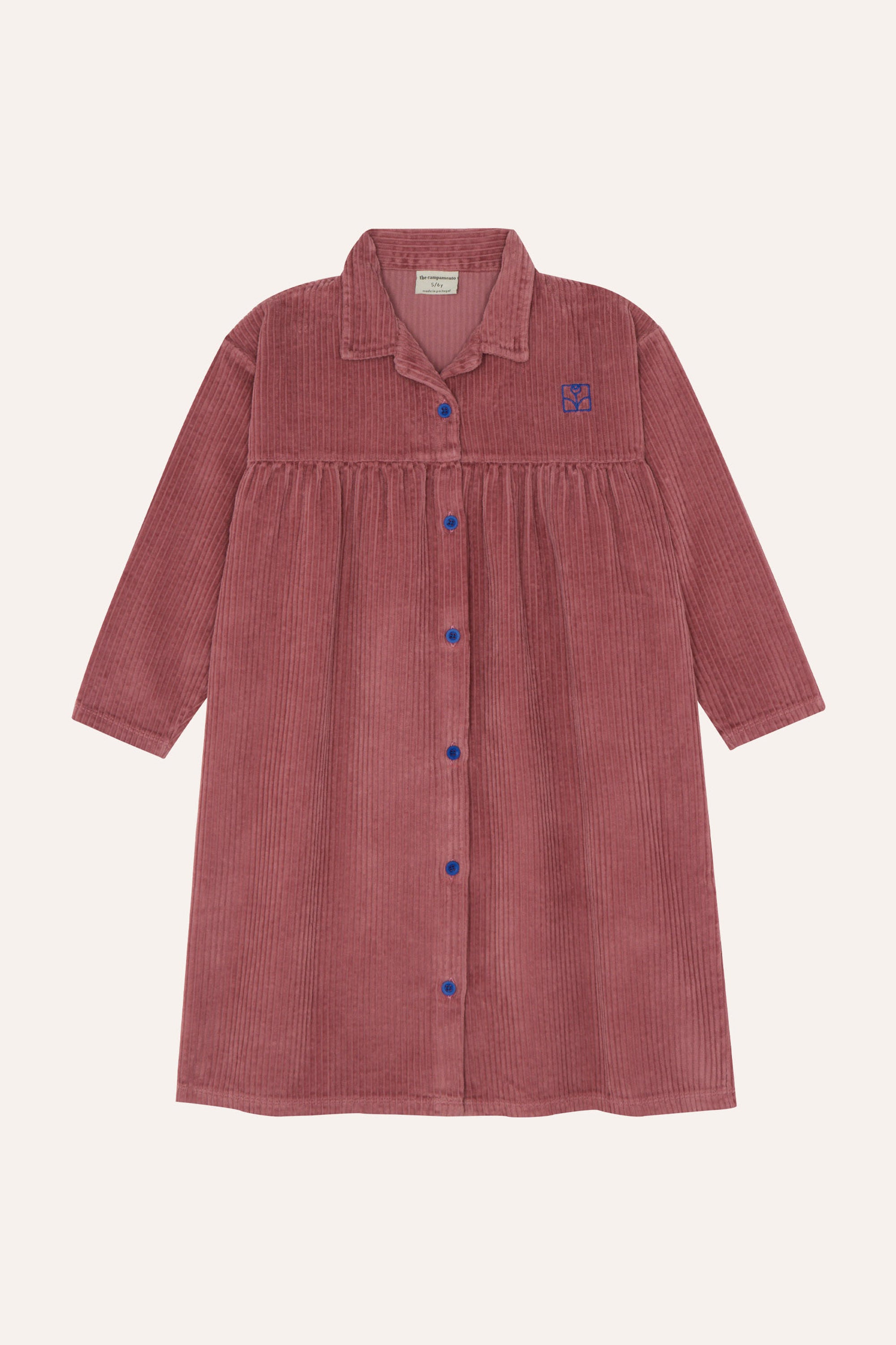 The Campamento - corduroy dress - purple